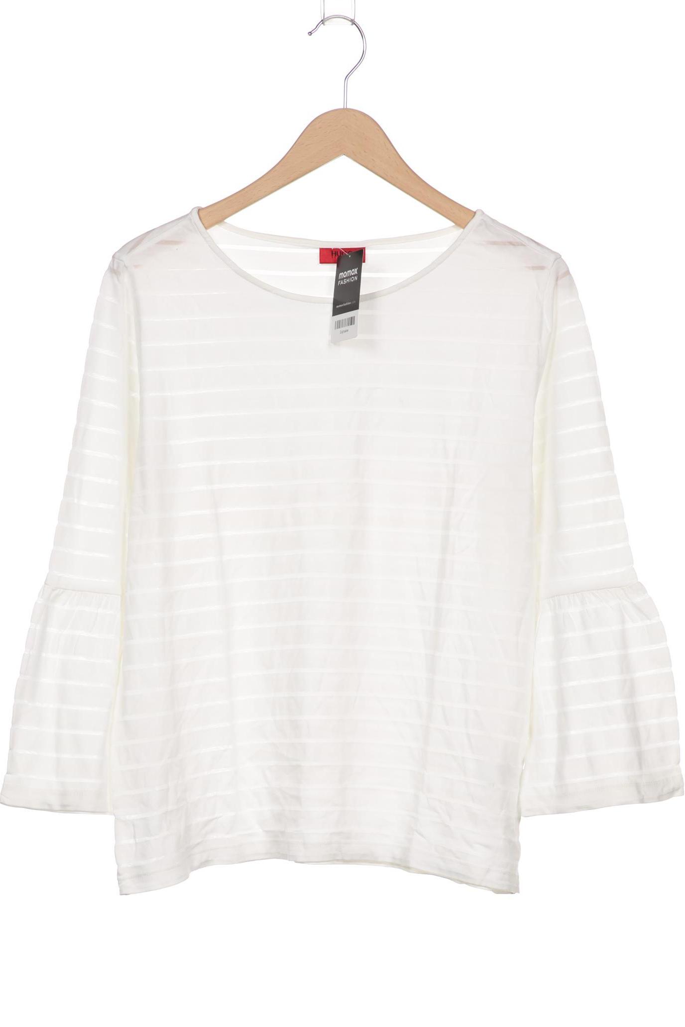 

HUGO by Hugo Boss Damen Langarmshirt, weiß