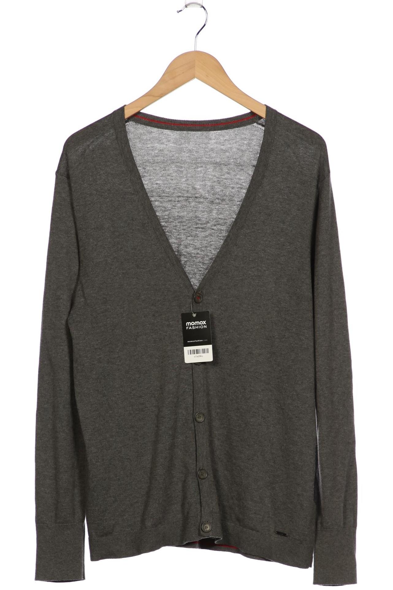 

Hugo by Hugo Boss Herren Strickjacke, grau, Gr. 52