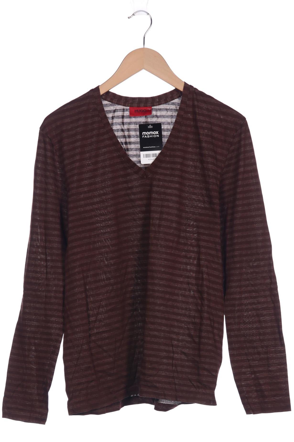 

Hugo by Hugo Boss Herren Langarmshirt, braun, Gr. 52