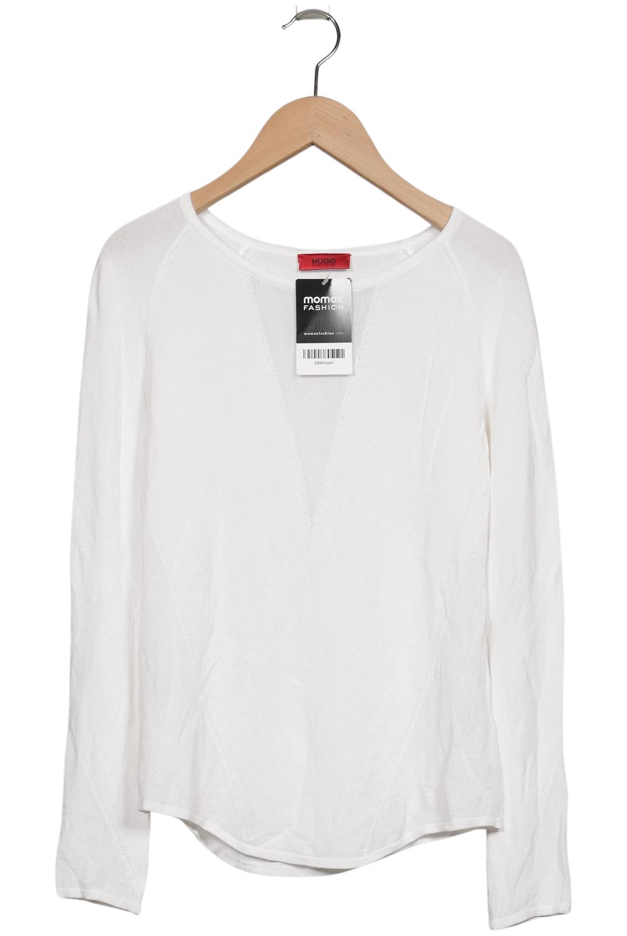 

Hugo by Hugo Boss Damen Langarmshirt, weiß, Gr. 34