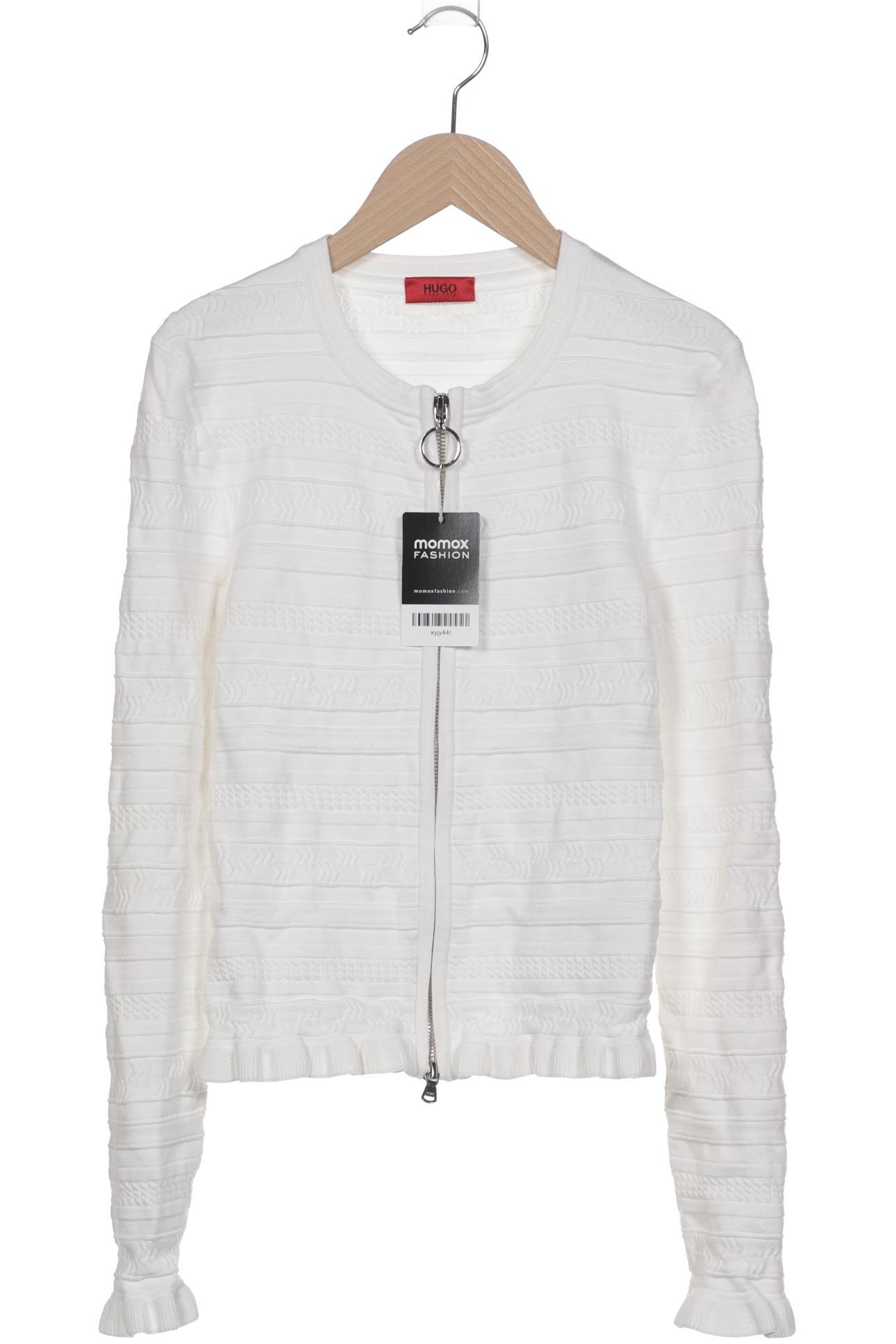 

Hugo by Hugo Boss Damen Strickjacke, weiß, Gr. 38