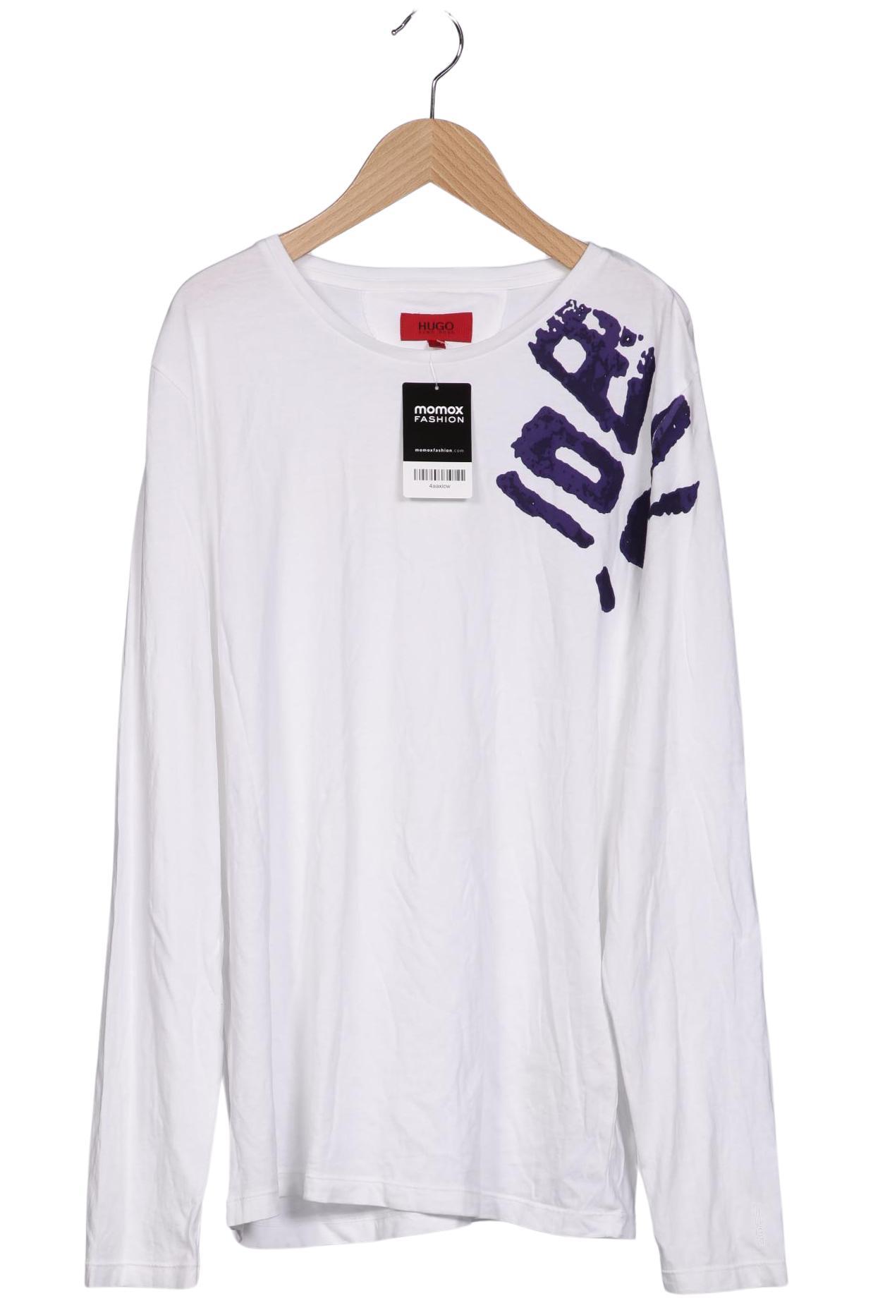 Thumbnail - Hugo by Hugo Boss Herren Langarmshirt, weiß, Gr. 48