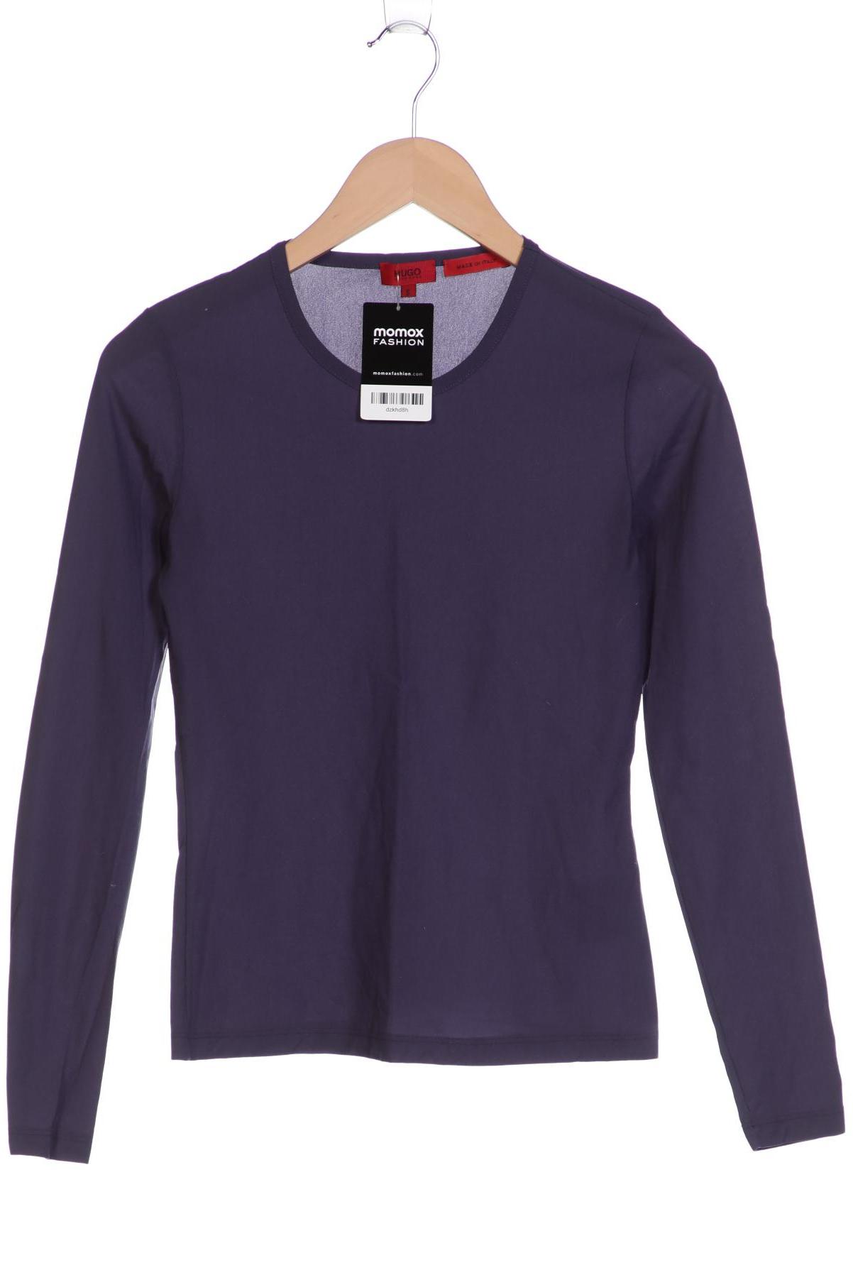 

Hugo by Hugo Boss Damen Langarmshirt, blau, Gr. 36