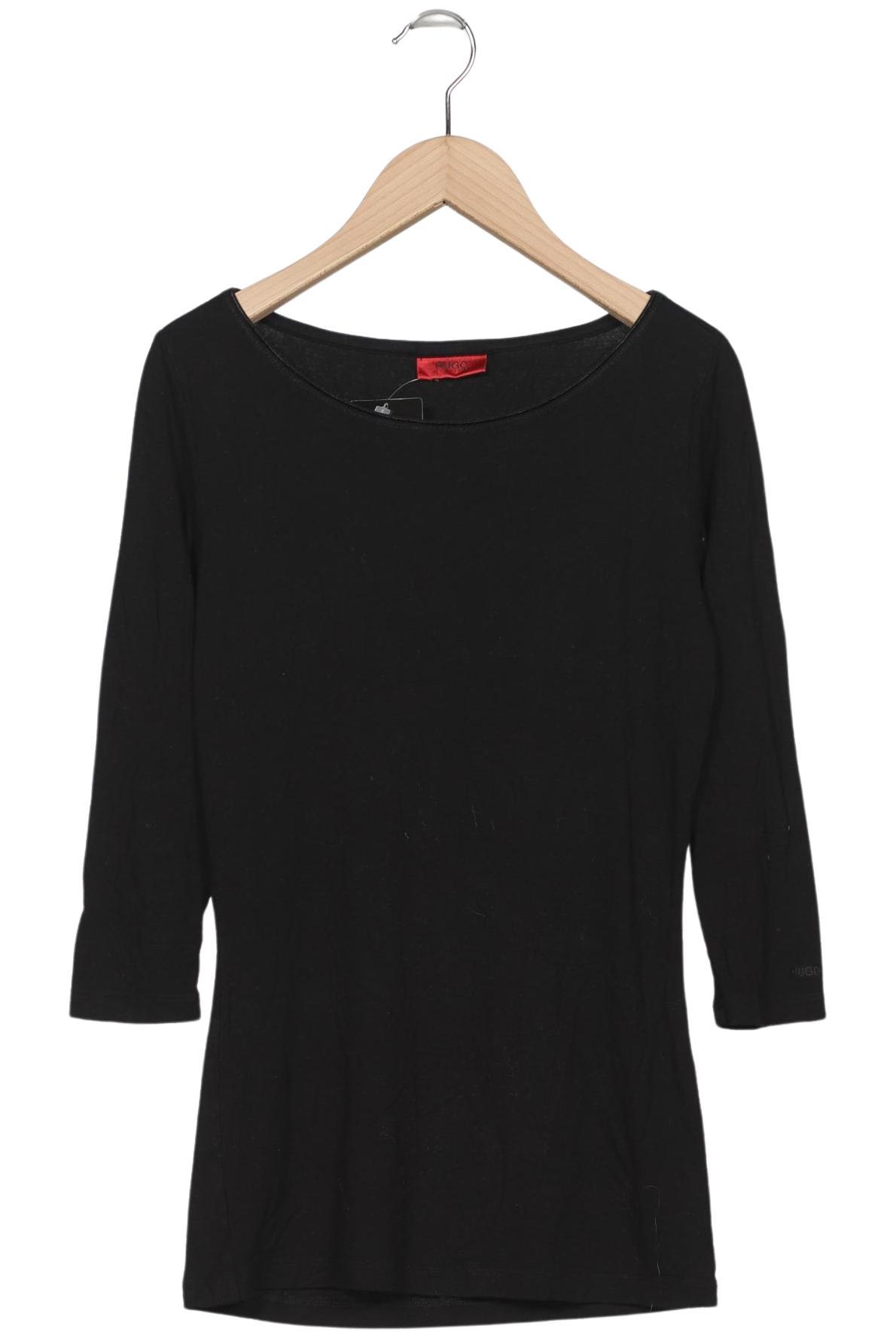 

Hugo by Hugo Boss Damen Langarmshirt, schwarz, Gr. 36