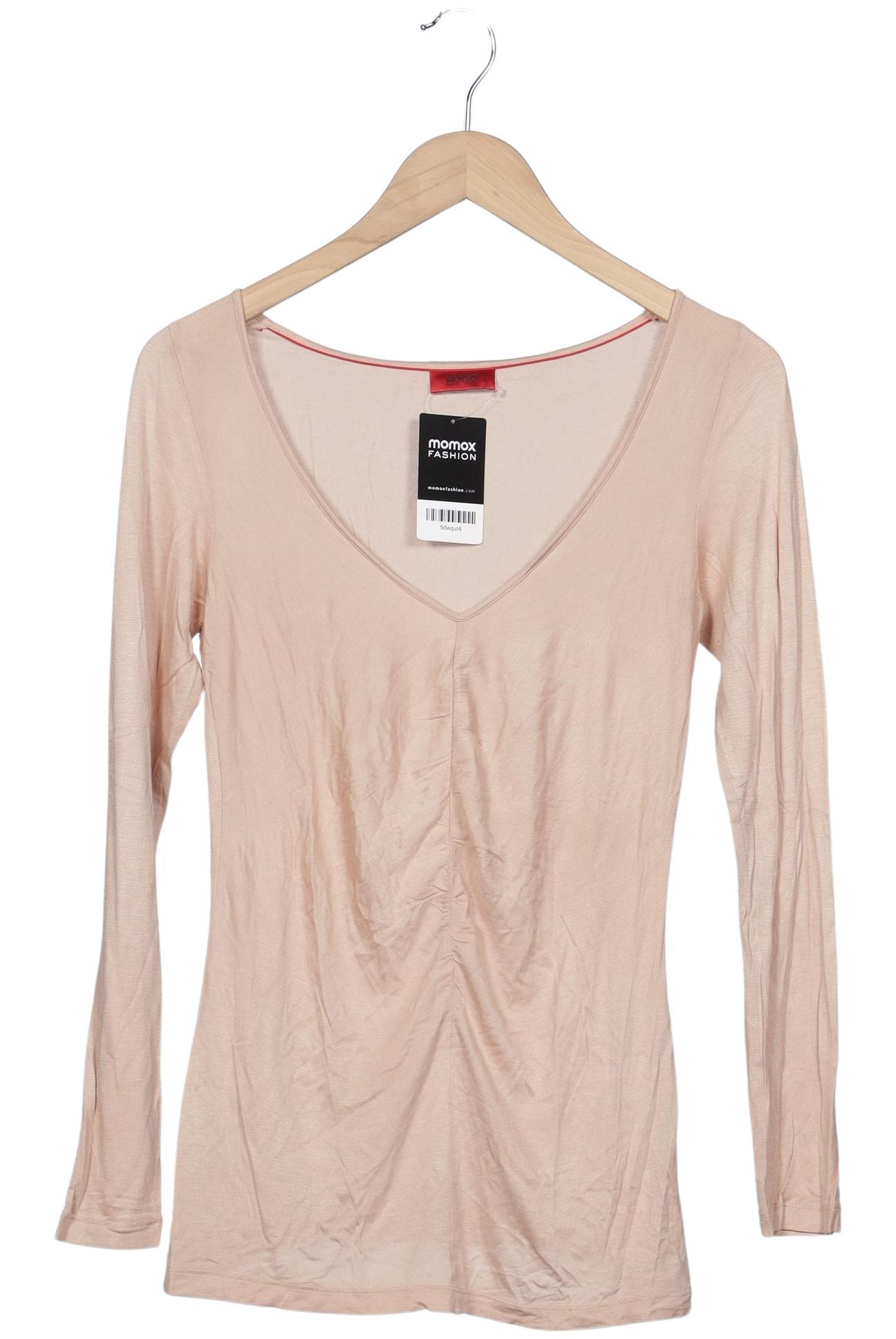 

Hugo by Hugo Boss Damen Langarmshirt, beige, Gr. 36