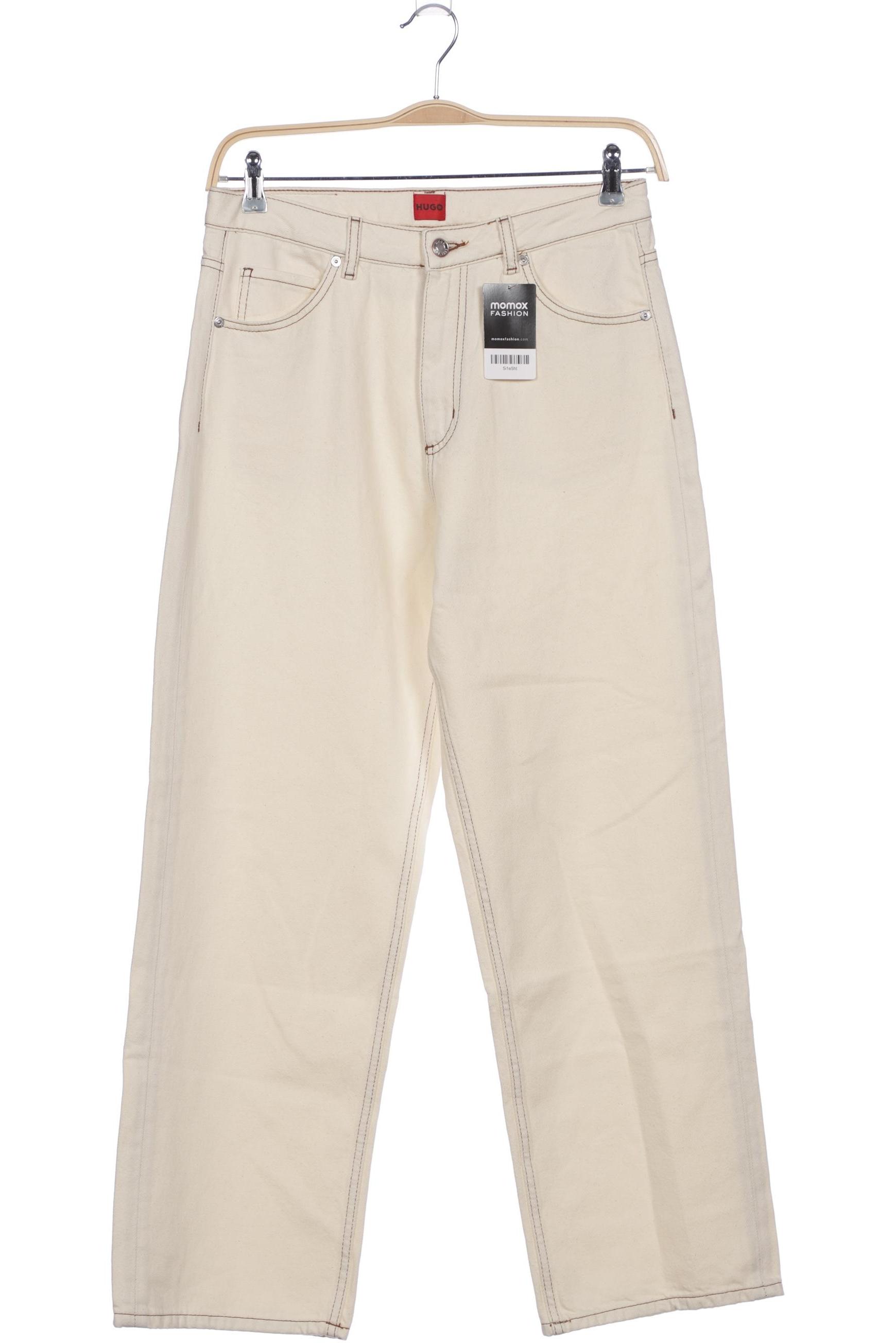 

Hugo by Hugo Boss Herren Jeans, cremeweiß, Gr. 28