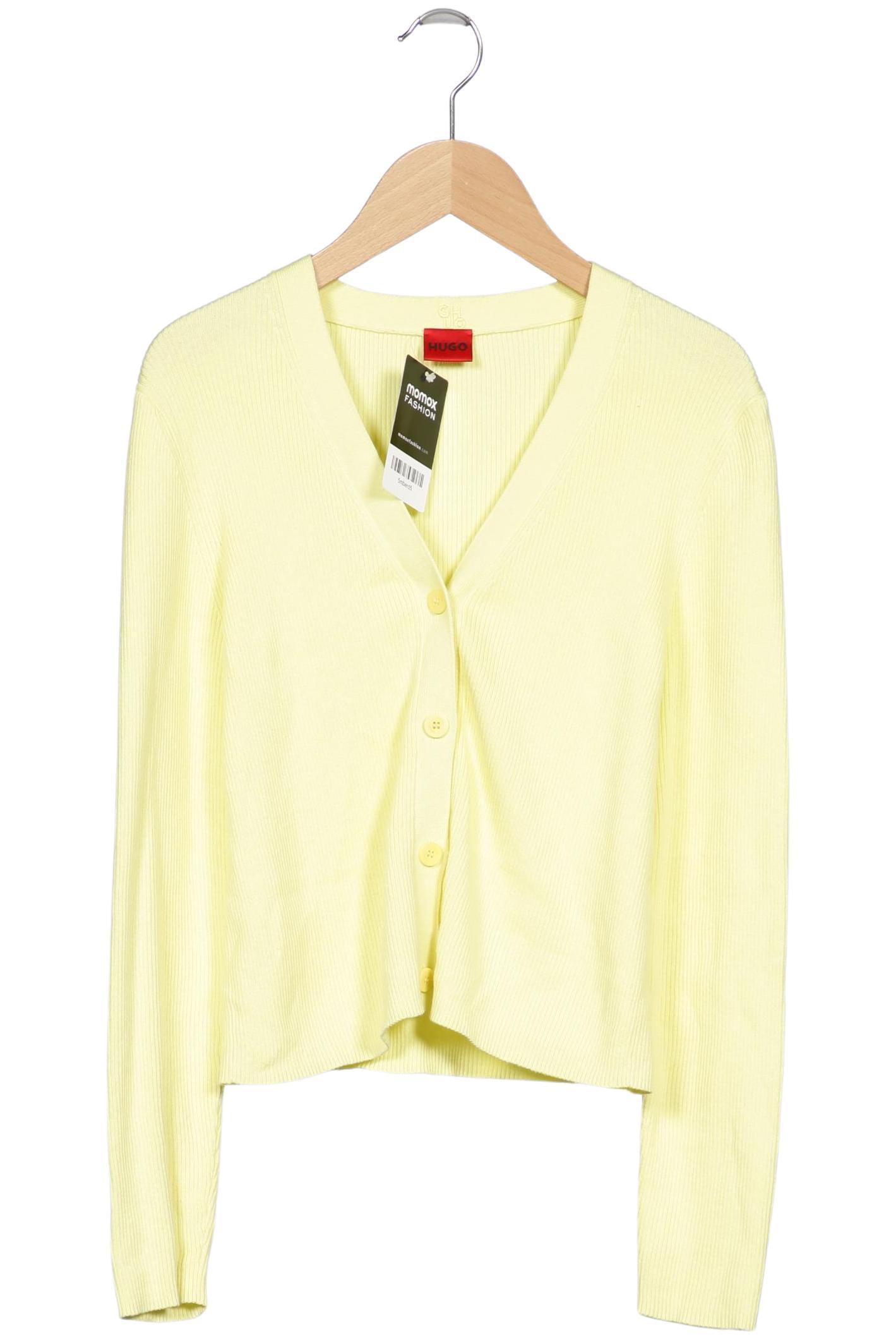 

Hugo by Hugo Boss Damen Strickjacke, gelb, Gr. 36