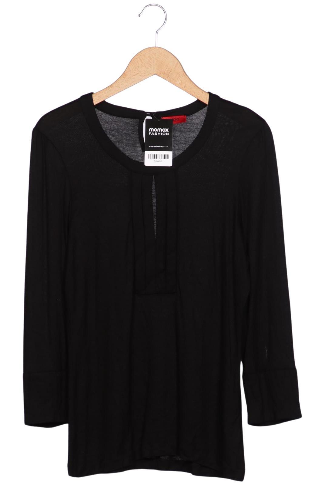 

Hugo by Hugo Boss Damen Langarmshirt, schwarz, Gr. 38