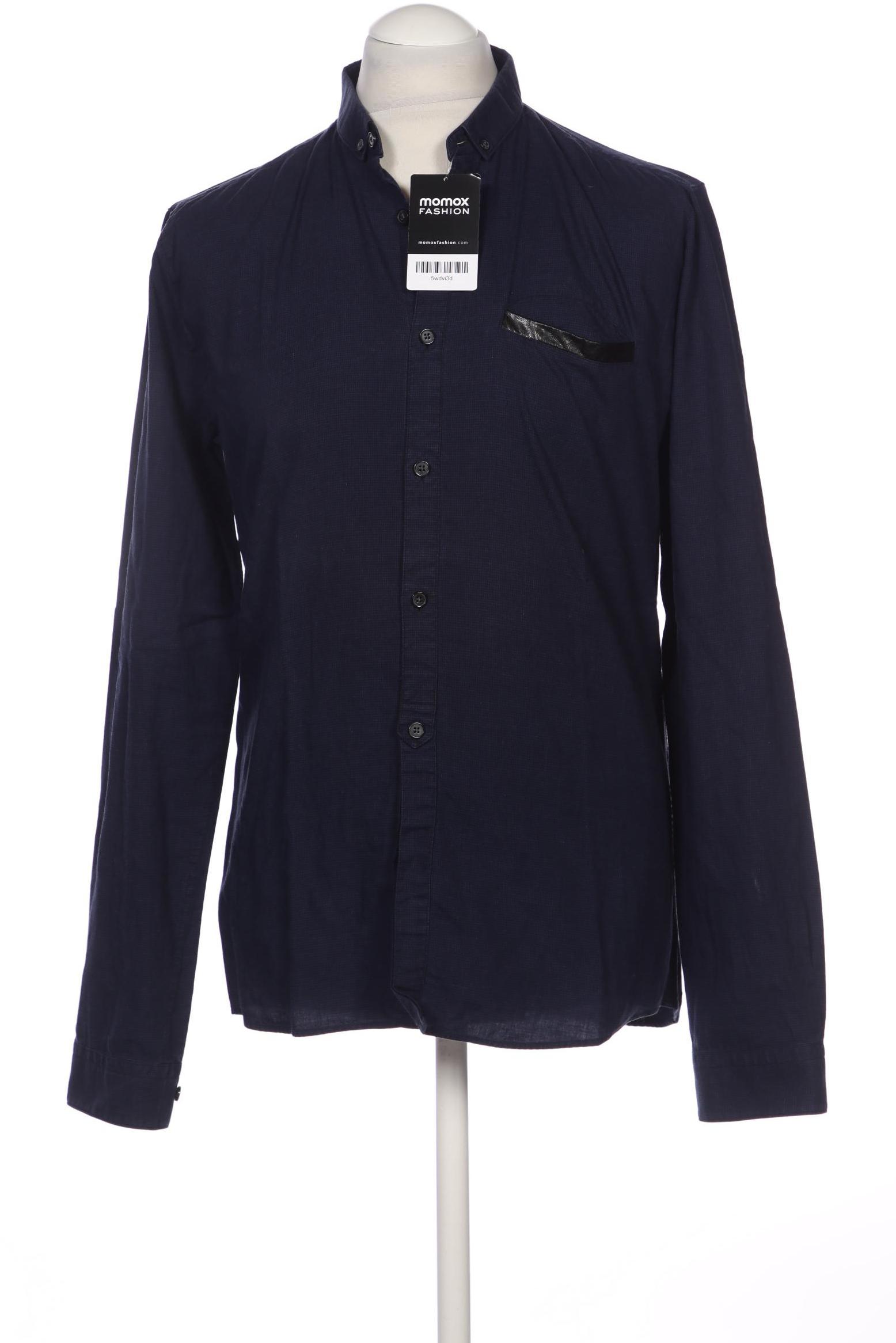 

Hugo by Hugo Boss Herren Hemd, marineblau, Gr. 52