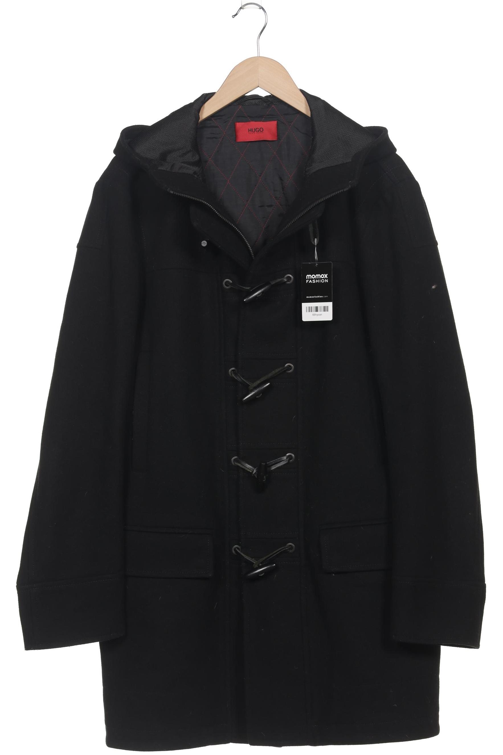 

Hugo by Hugo Boss Herren Mantel, schwarz, Gr. 52