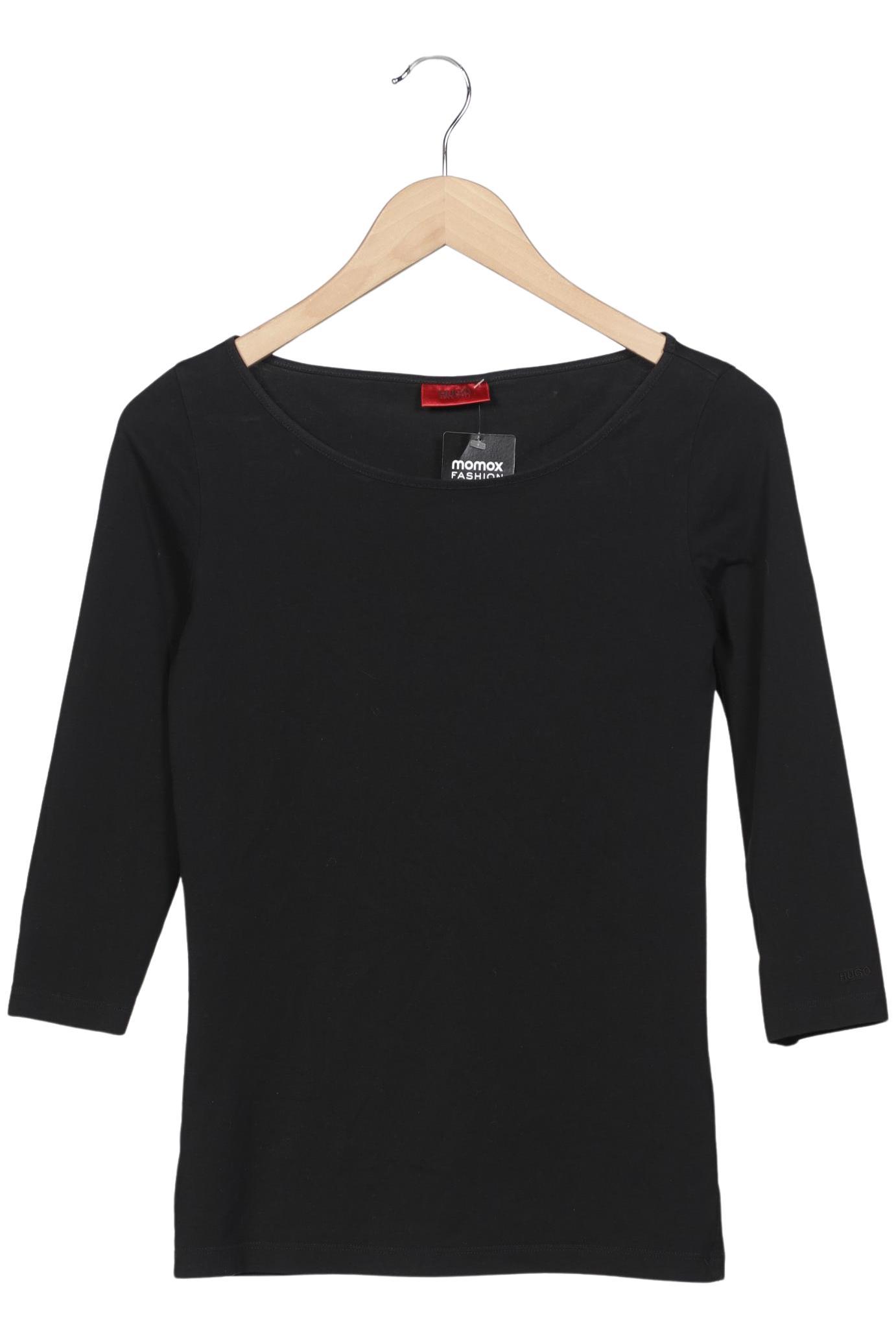 

Hugo by Hugo Boss Damen Langarmshirt, schwarz, Gr. 38