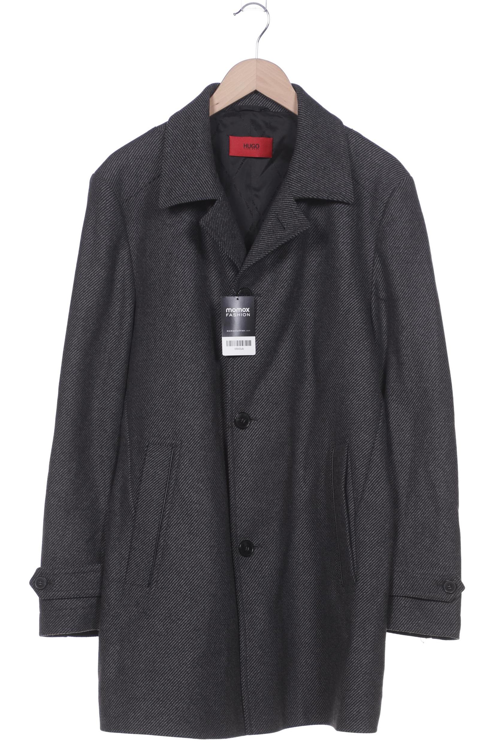 

Hugo by Hugo Boss Herren Mantel, grau, Gr. 52