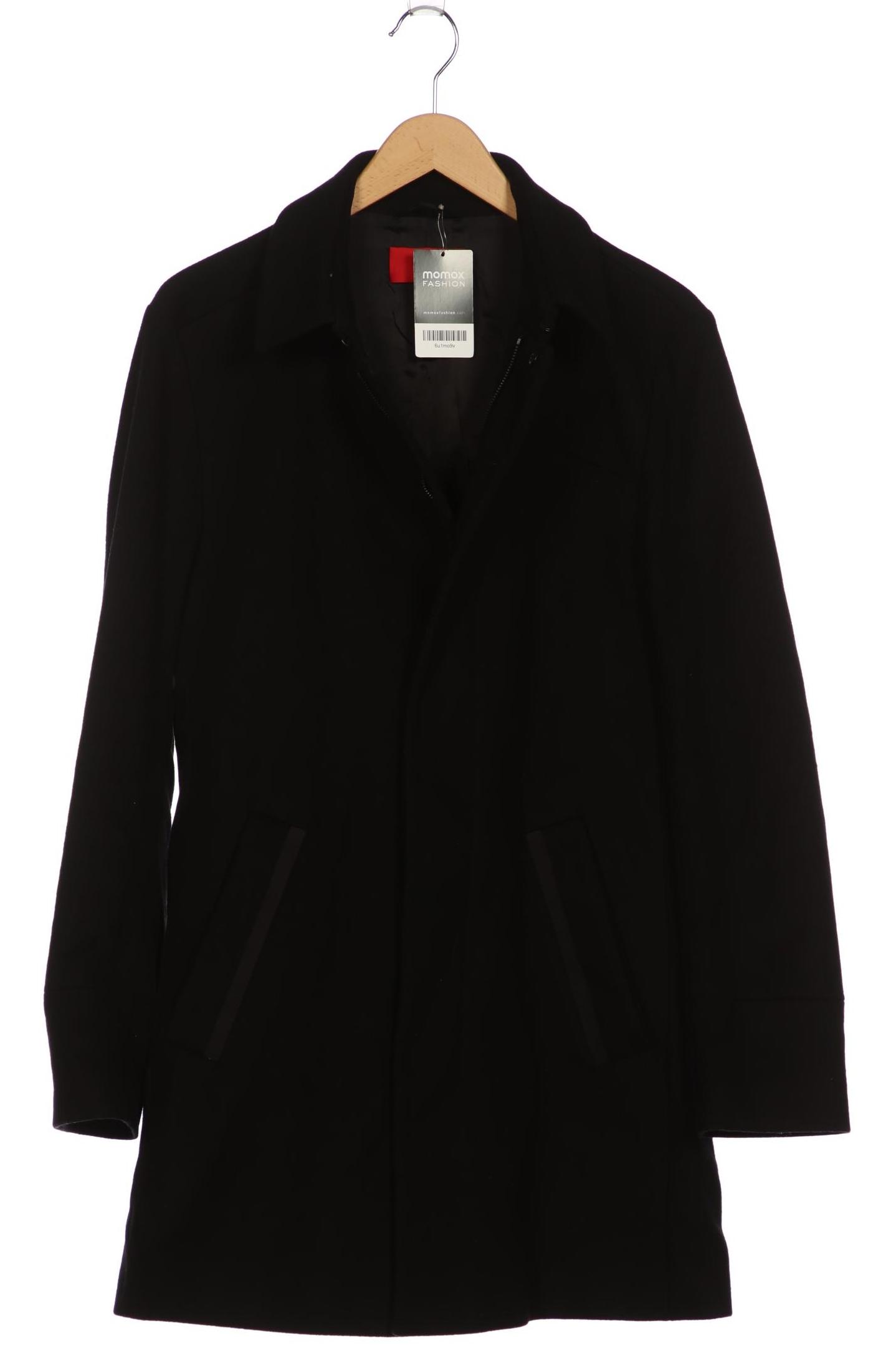 

Hugo by Hugo Boss Herren Mantel, schwarz, Gr. 48