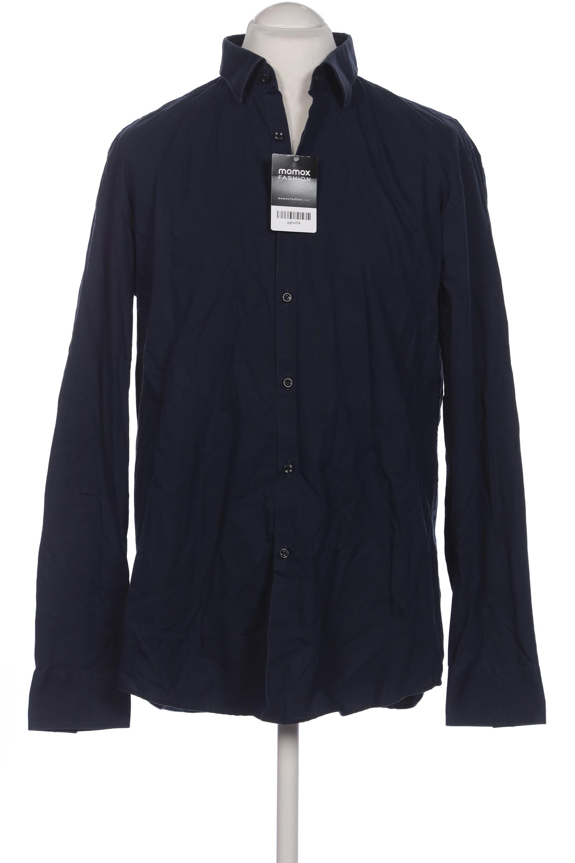 

Hugo by Hugo Boss Herren Hemd, marineblau, Gr. 54