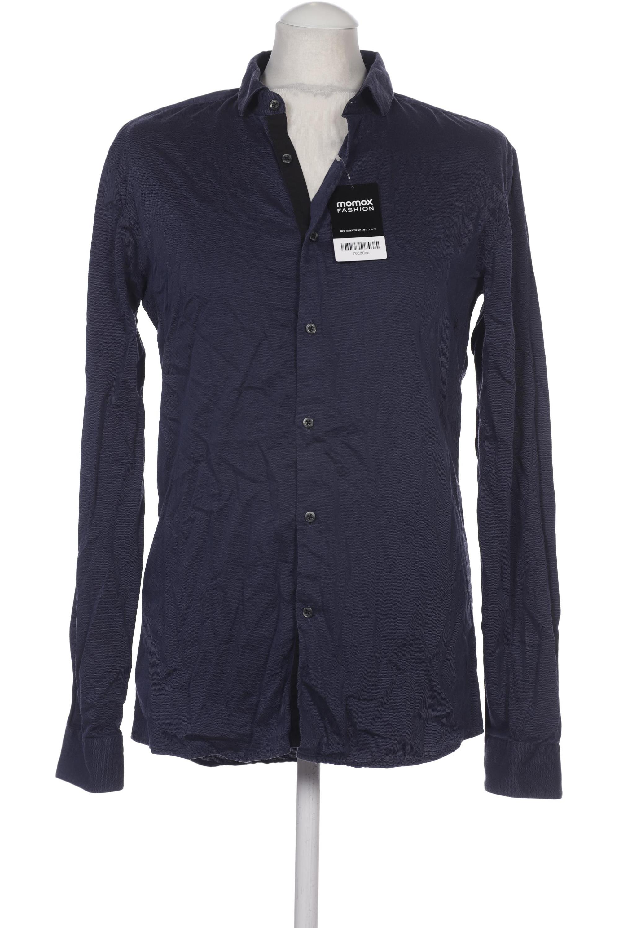 

HUGO by Hugo Boss Herren Hemd, marineblau