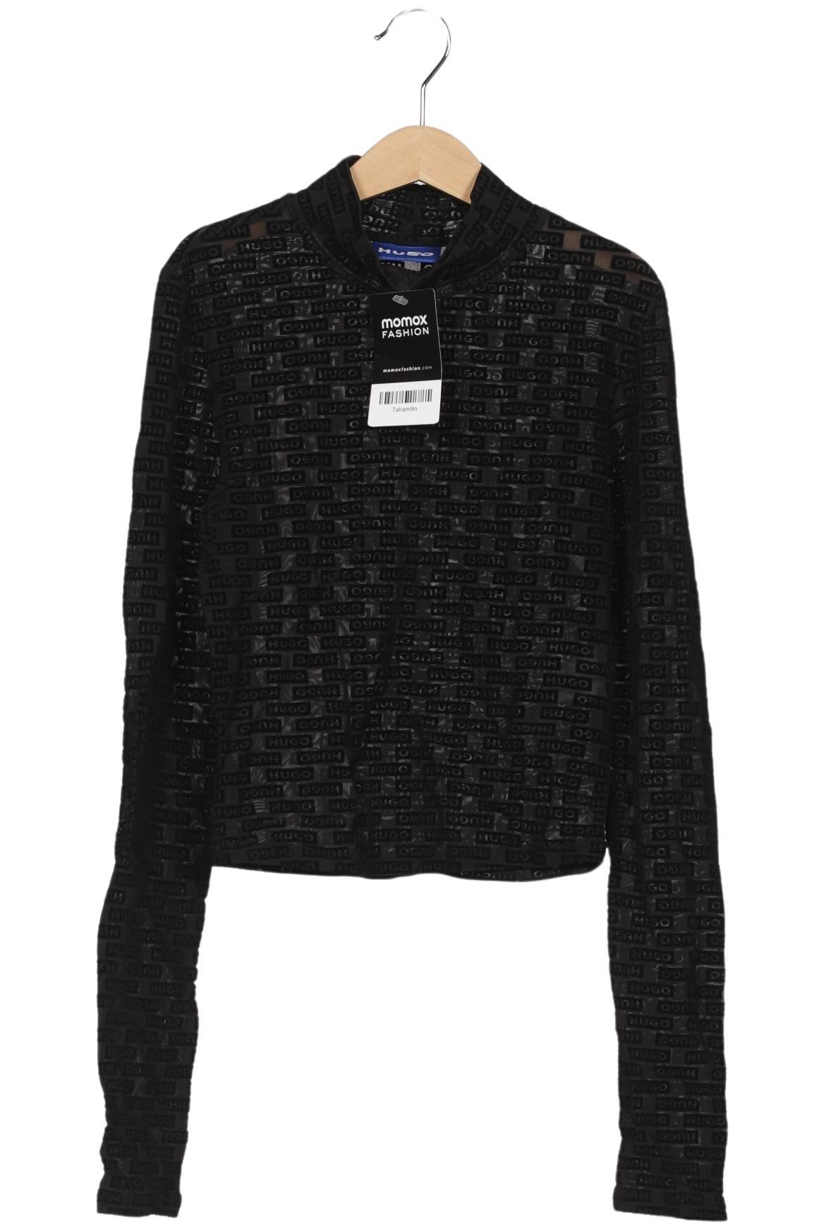 

Hugo by Hugo Boss Damen Langarmshirt, schwarz, Gr. 34
