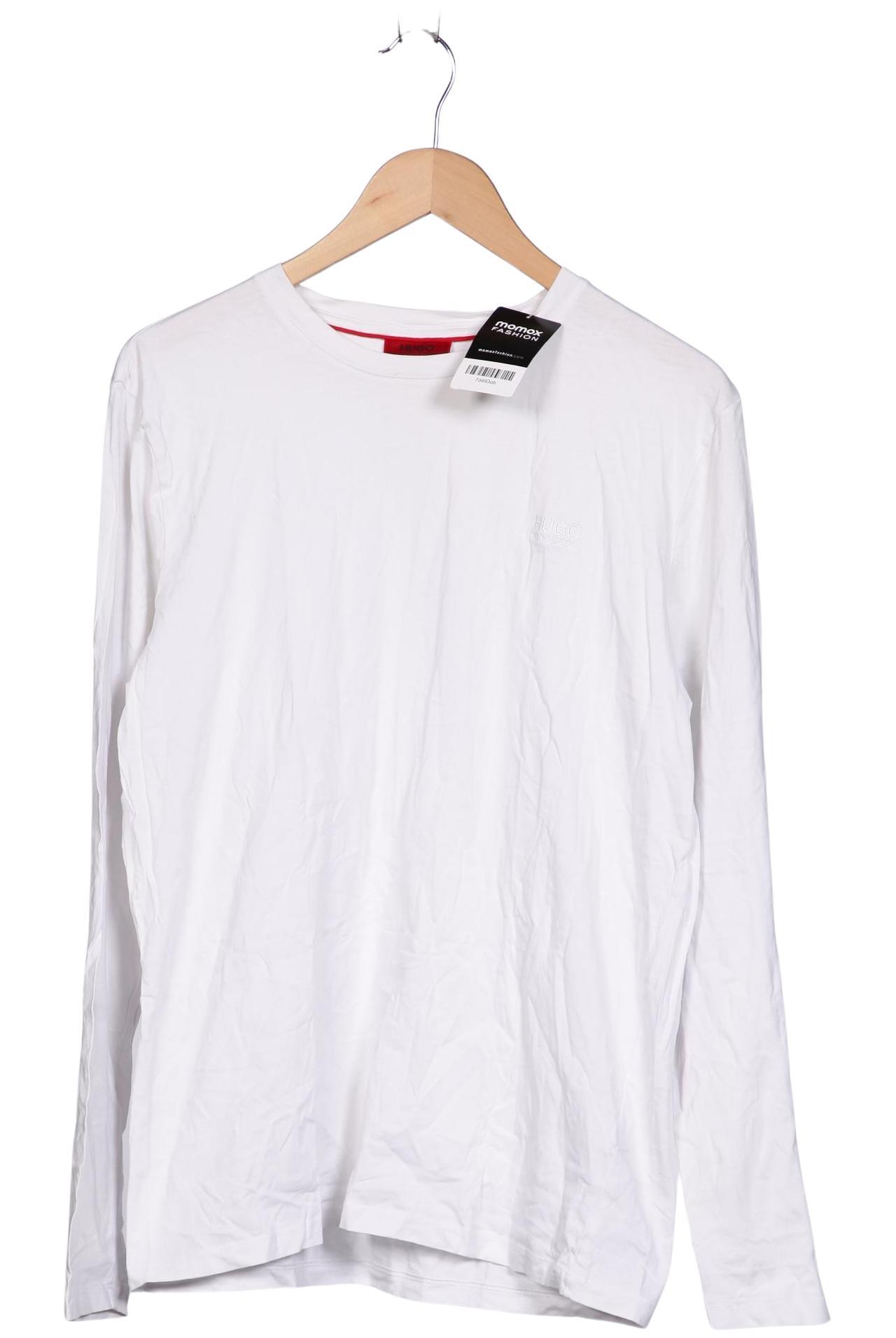 

Hugo by Hugo Boss Herren Langarmshirt, weiß, Gr. 52