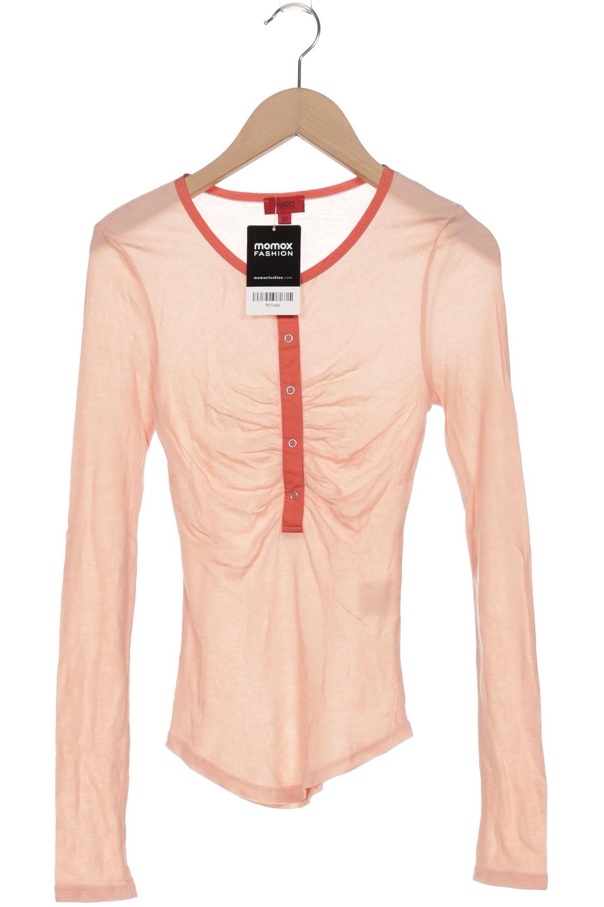 

Hugo by Hugo Boss Damen Langarmshirt, orange, Gr. 34