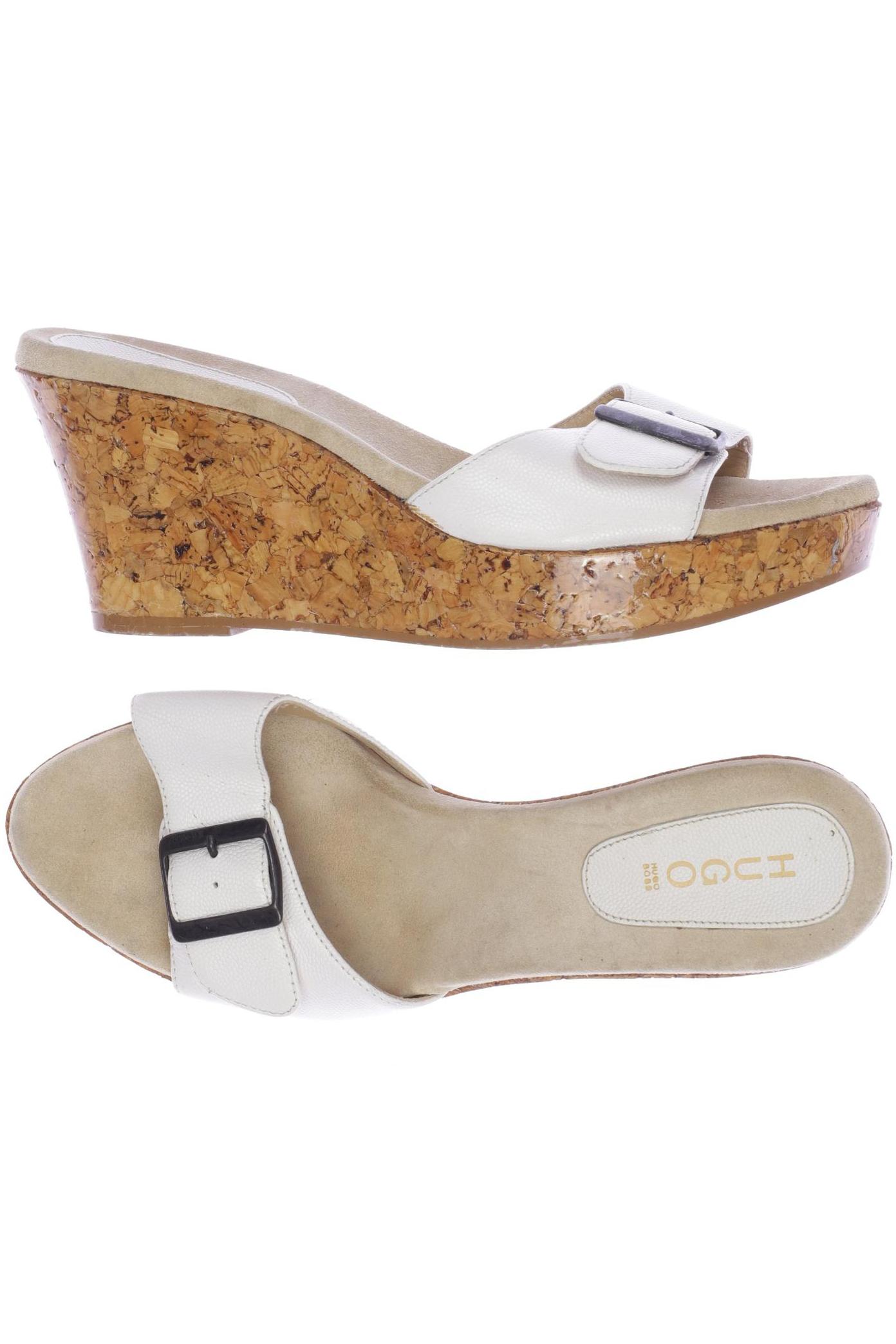 

HUGO by Hugo Boss Damen Sandale, weiß
