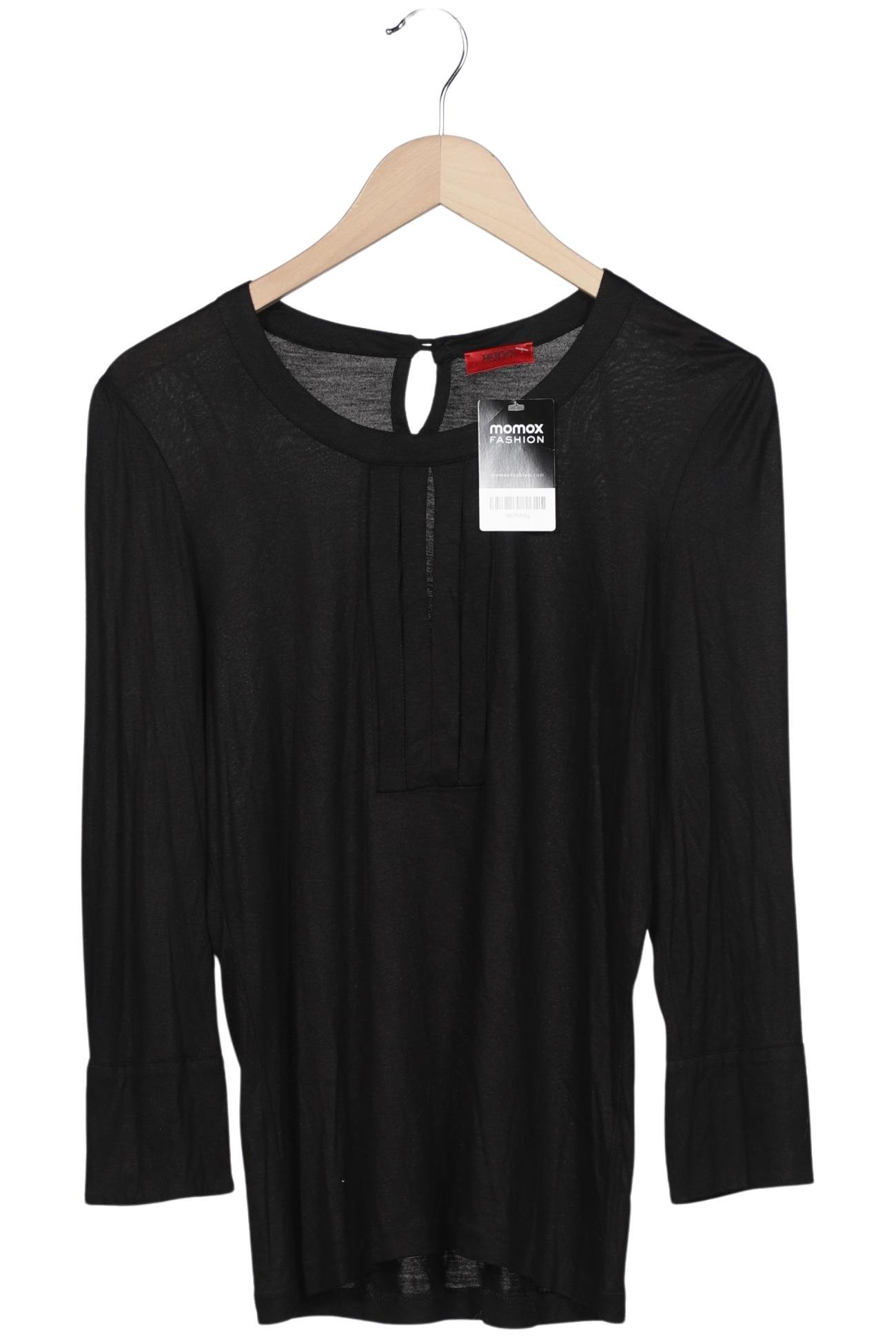 

Hugo by Hugo Boss Damen Langarmshirt, schwarz, Gr. 42