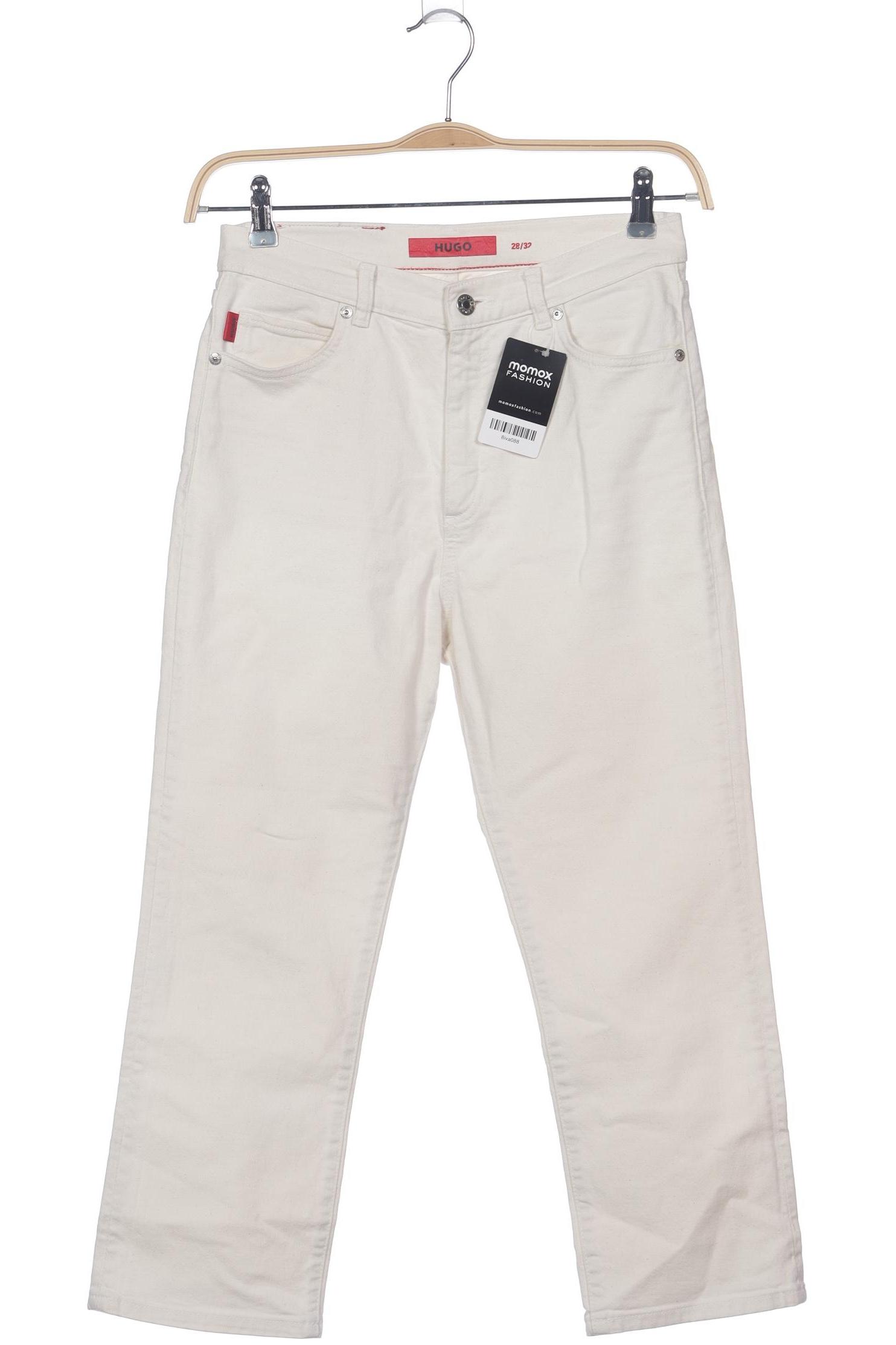 

Hugo by Hugo Boss Damen Jeans, cremeweiß, Gr. 28