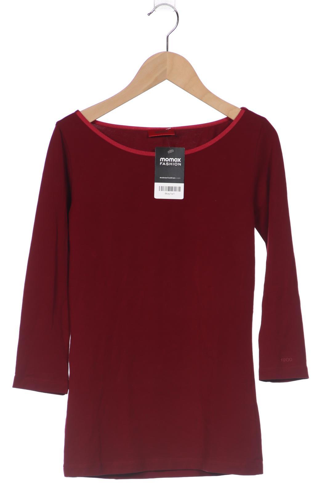 

HUGO by Hugo Boss Damen Langarmshirt, bordeaux