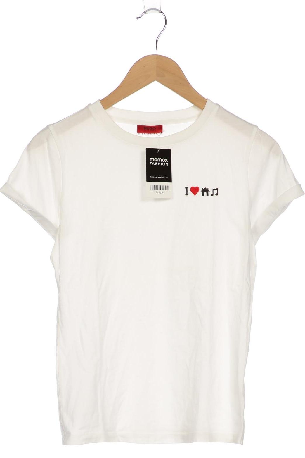 

Hugo by Hugo Boss Damen T-Shirt, weiß, Gr. 36