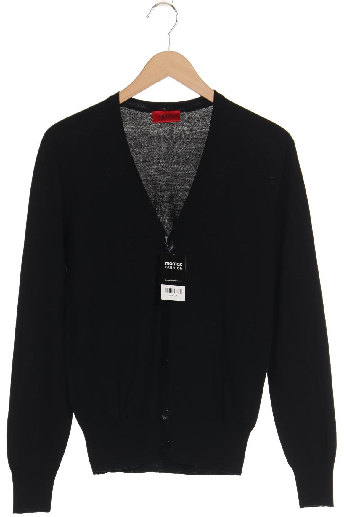 

Hugo by Hugo Boss Herren Strickjacke, schwarz, Gr. 48