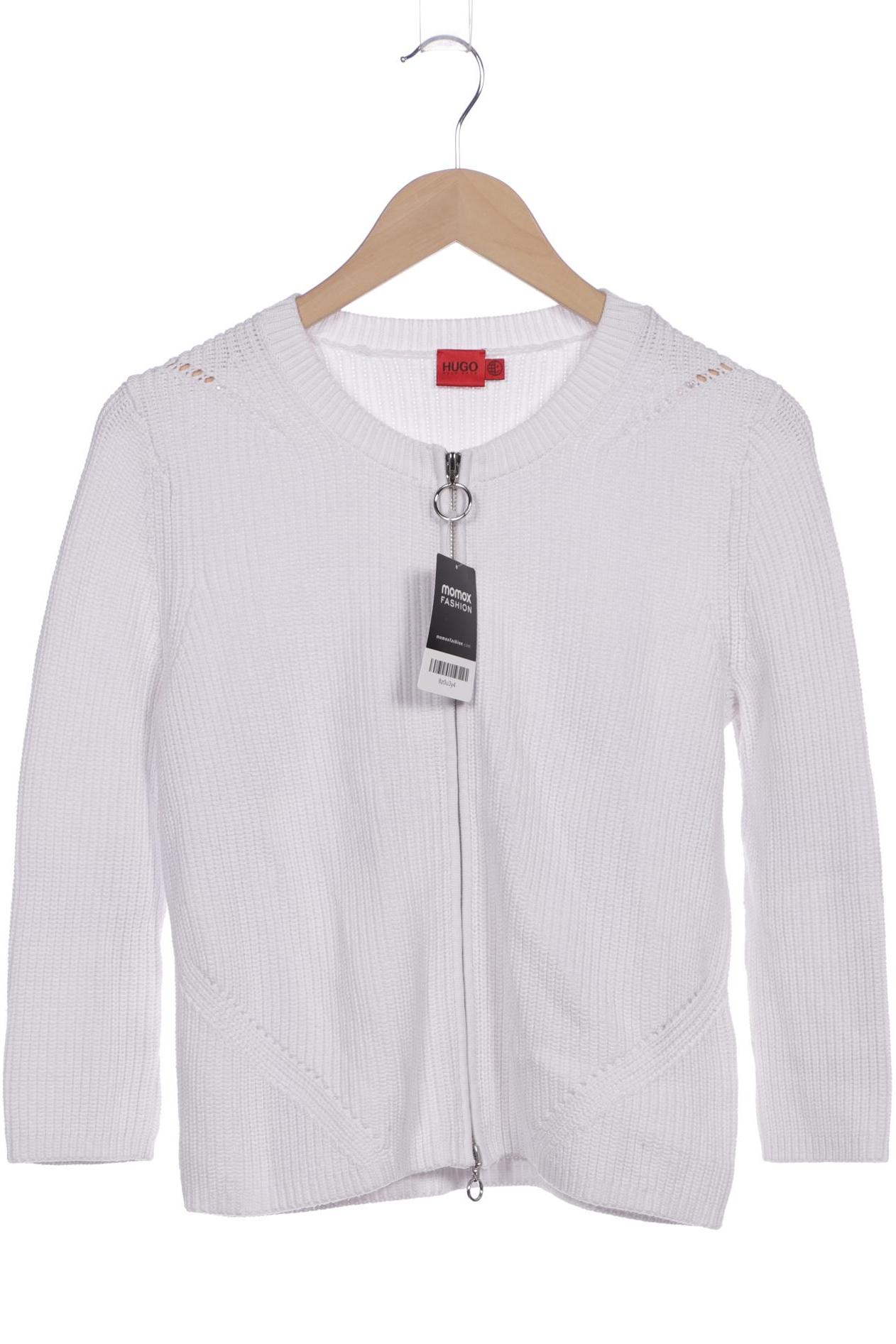 

Hugo by Hugo Boss Damen Strickjacke, weiß, Gr. 36