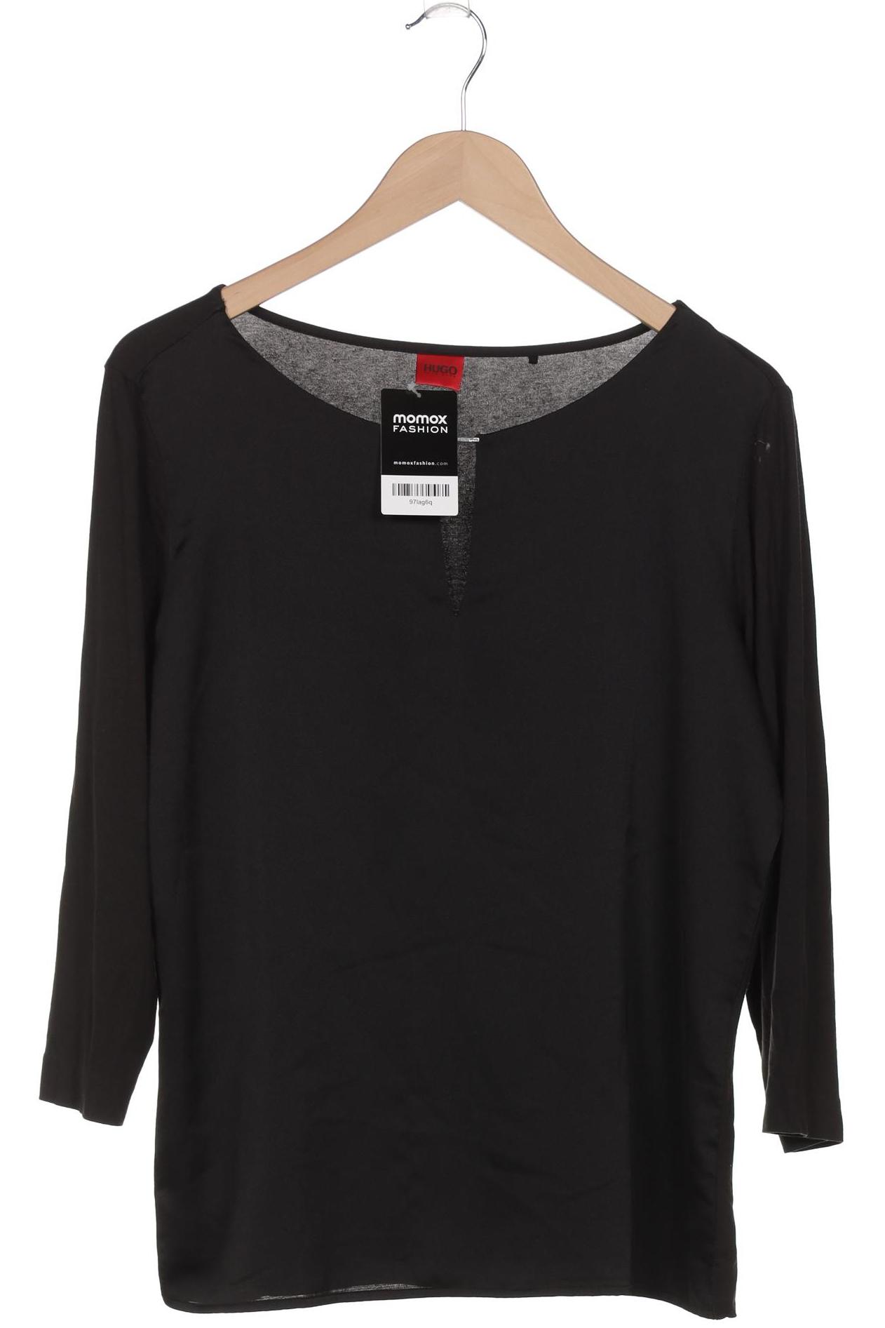 

Hugo by Hugo Boss Damen Langarmshirt, schwarz, Gr. 42