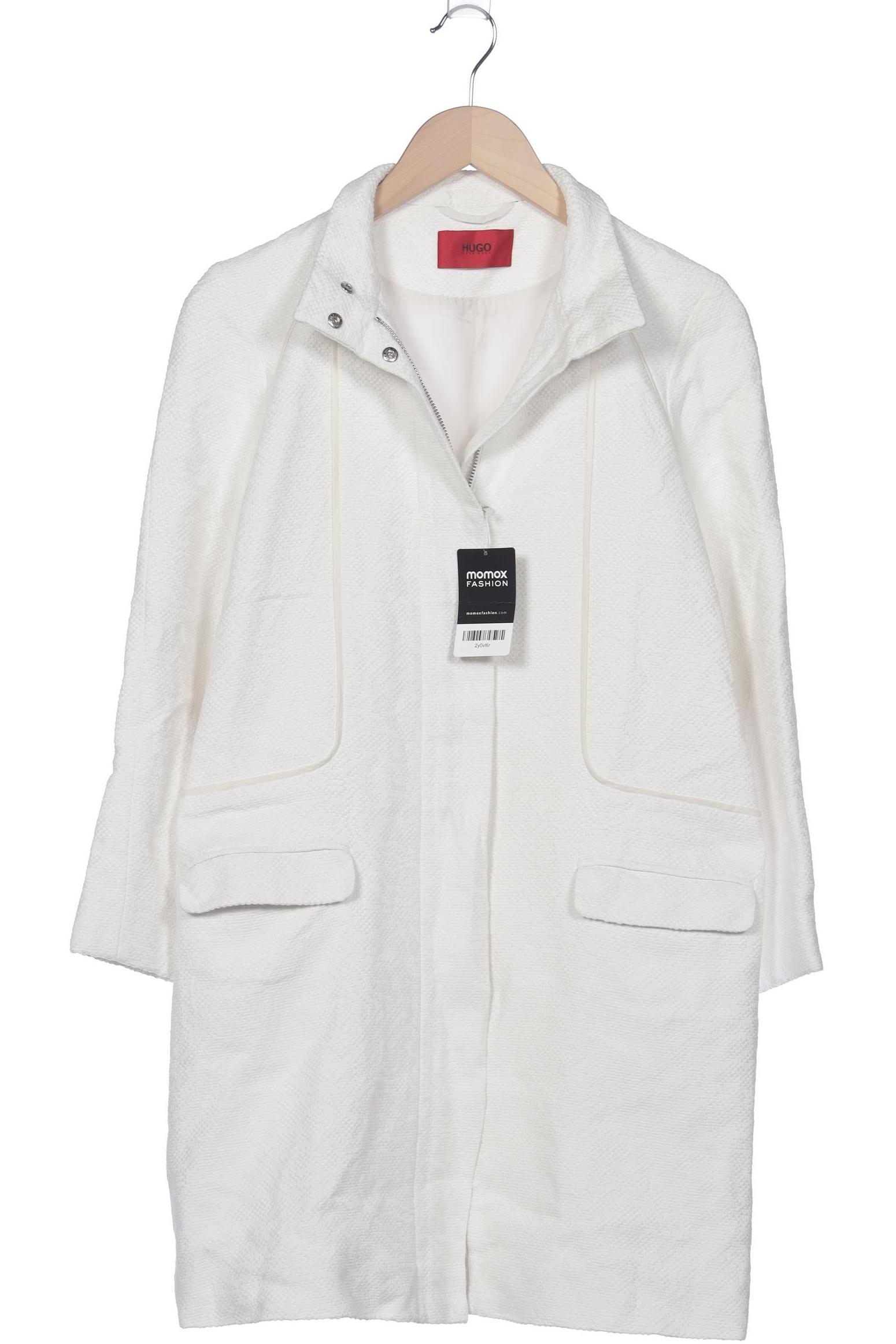 

Hugo by Hugo Boss Damen Mantel, weiß, Gr. 34