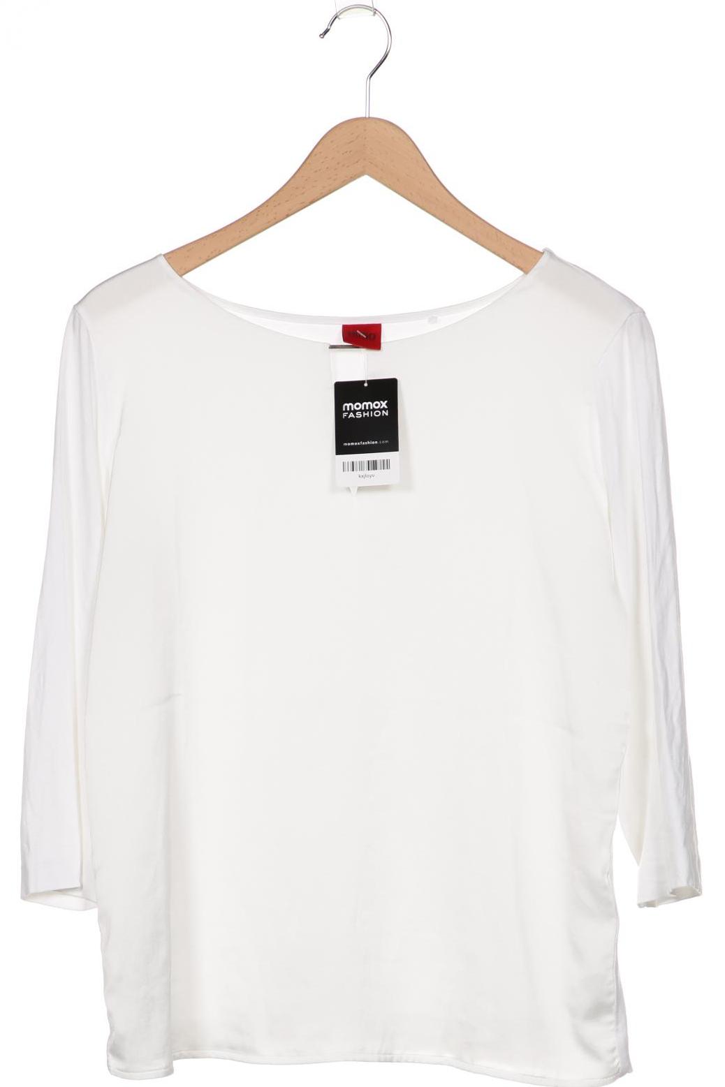 

HUGO by Hugo Boss Damen Langarmshirt, weiß