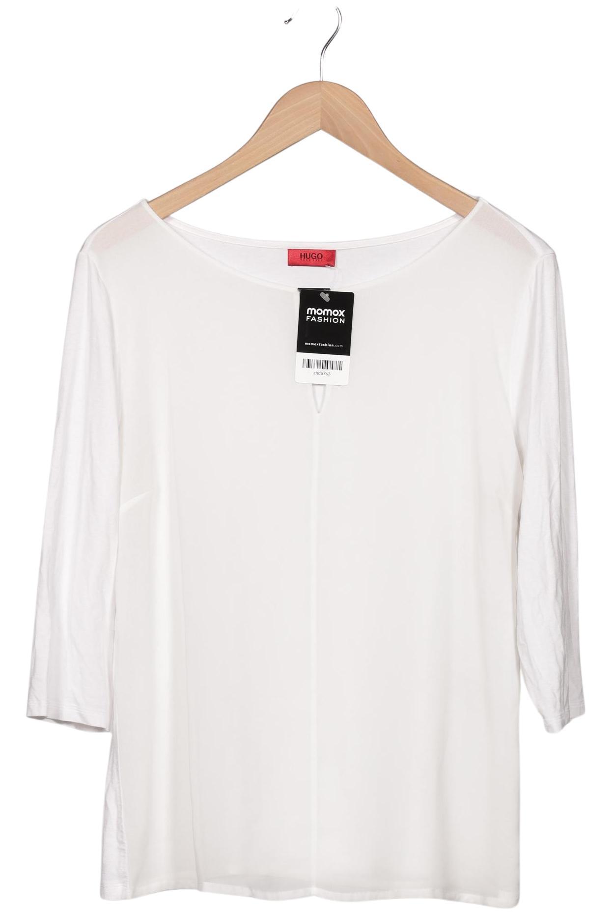 

Hugo by Hugo Boss Damen Langarmshirt, weiß, Gr. 44