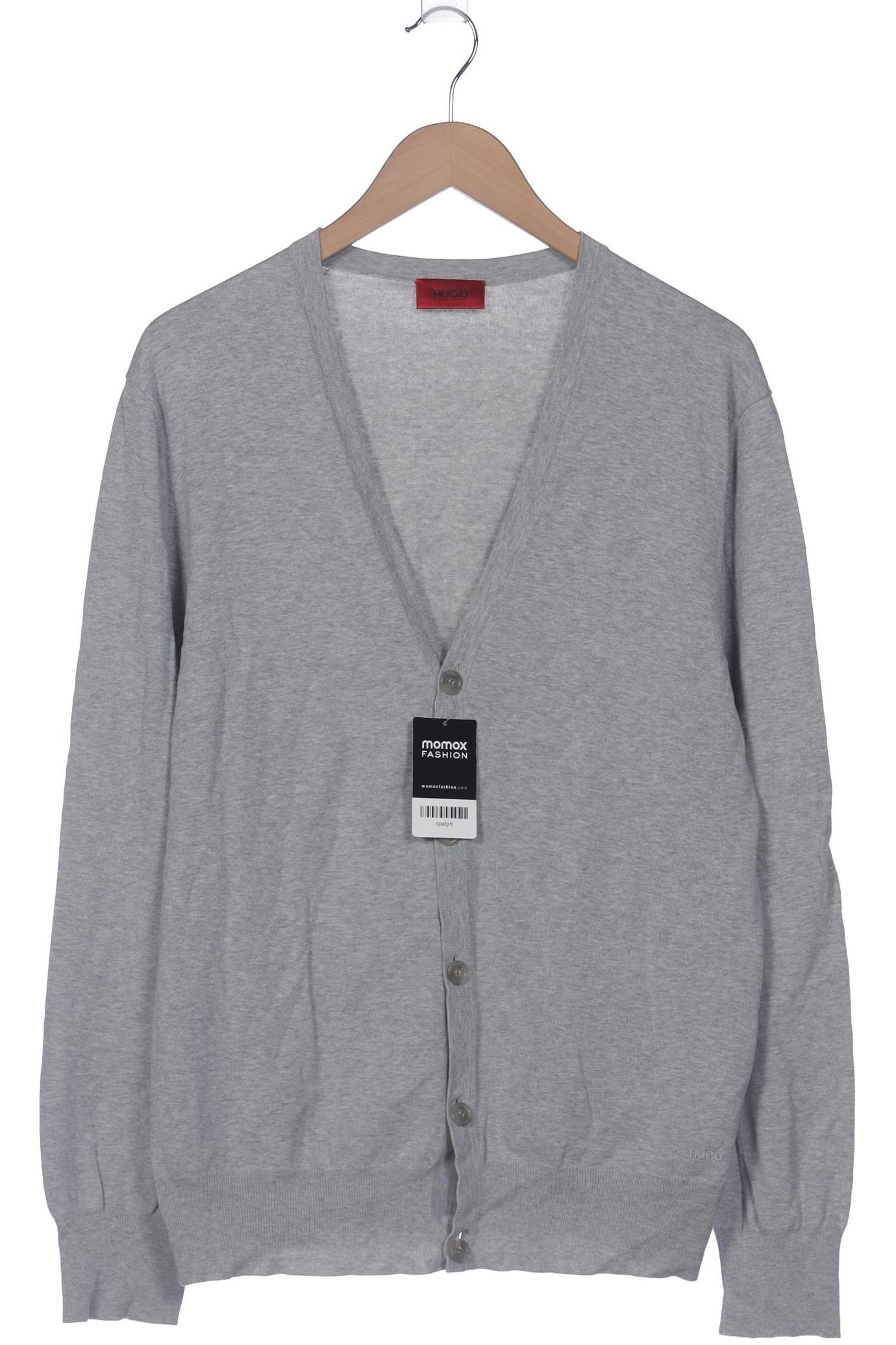 

Hugo by Hugo Boss Herren Strickjacke, grau, Gr. 52