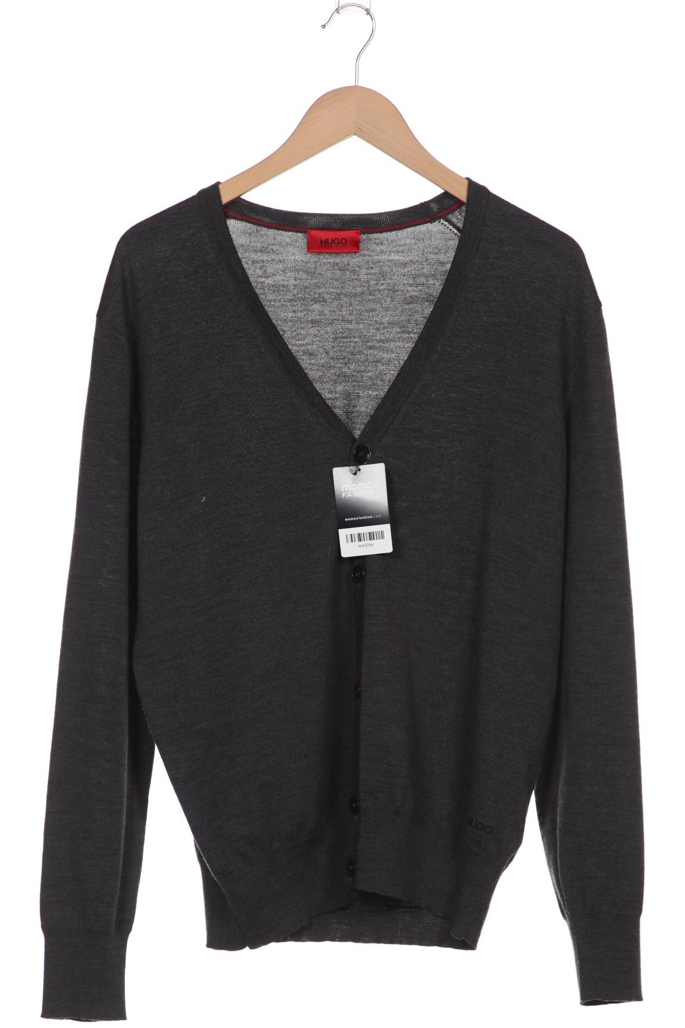 

Hugo by Hugo Boss Herren Strickjacke, grau, Gr. 54