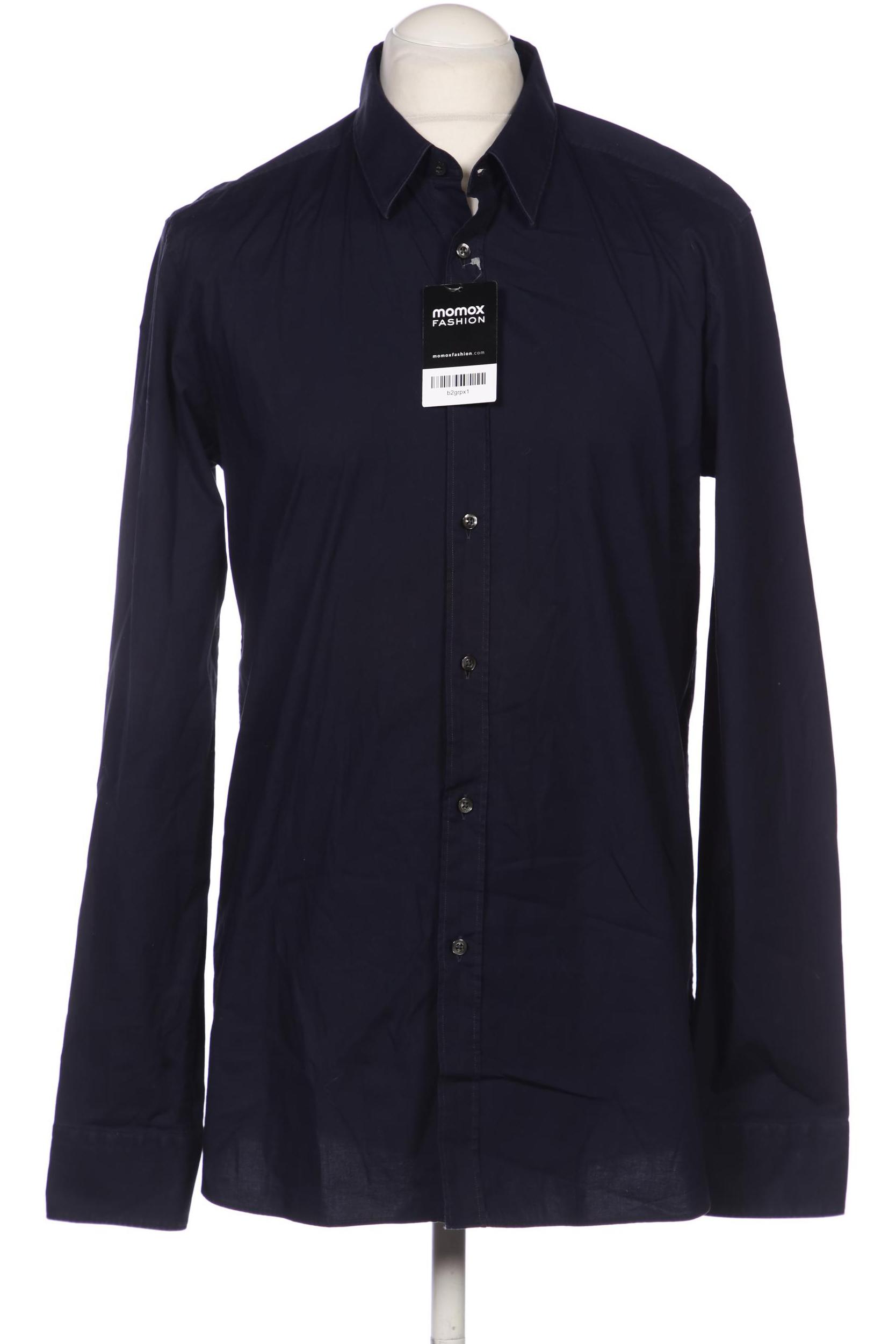 

Hugo by Hugo Boss Herren Hemd, marineblau, Gr. 44