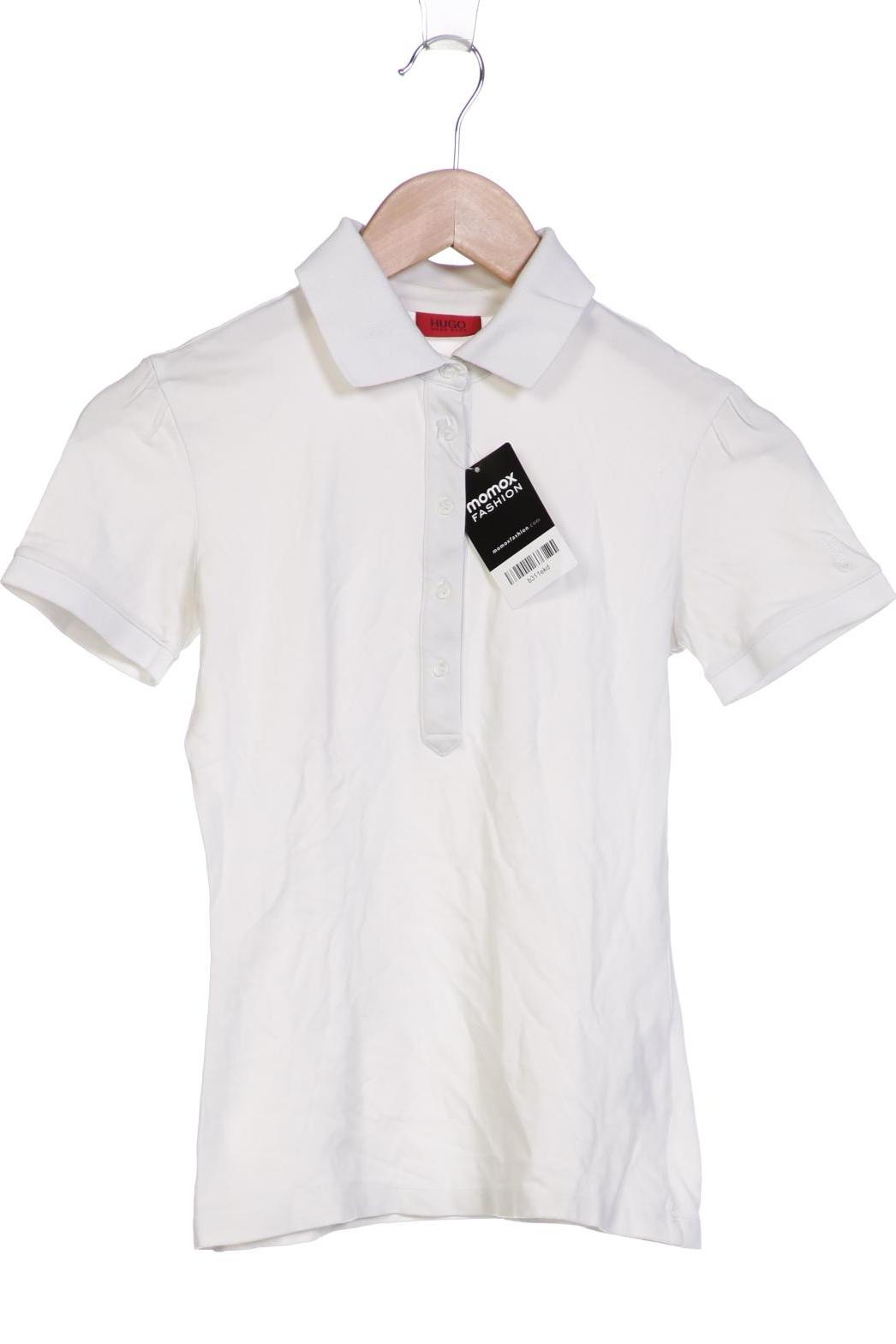 

Hugo by Hugo Boss Damen Poloshirt, weiß, Gr. 36