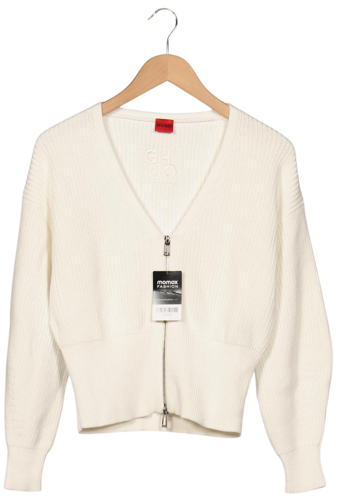

Hugo by Hugo Boss Damen Strickjacke, weiß, Gr. 34