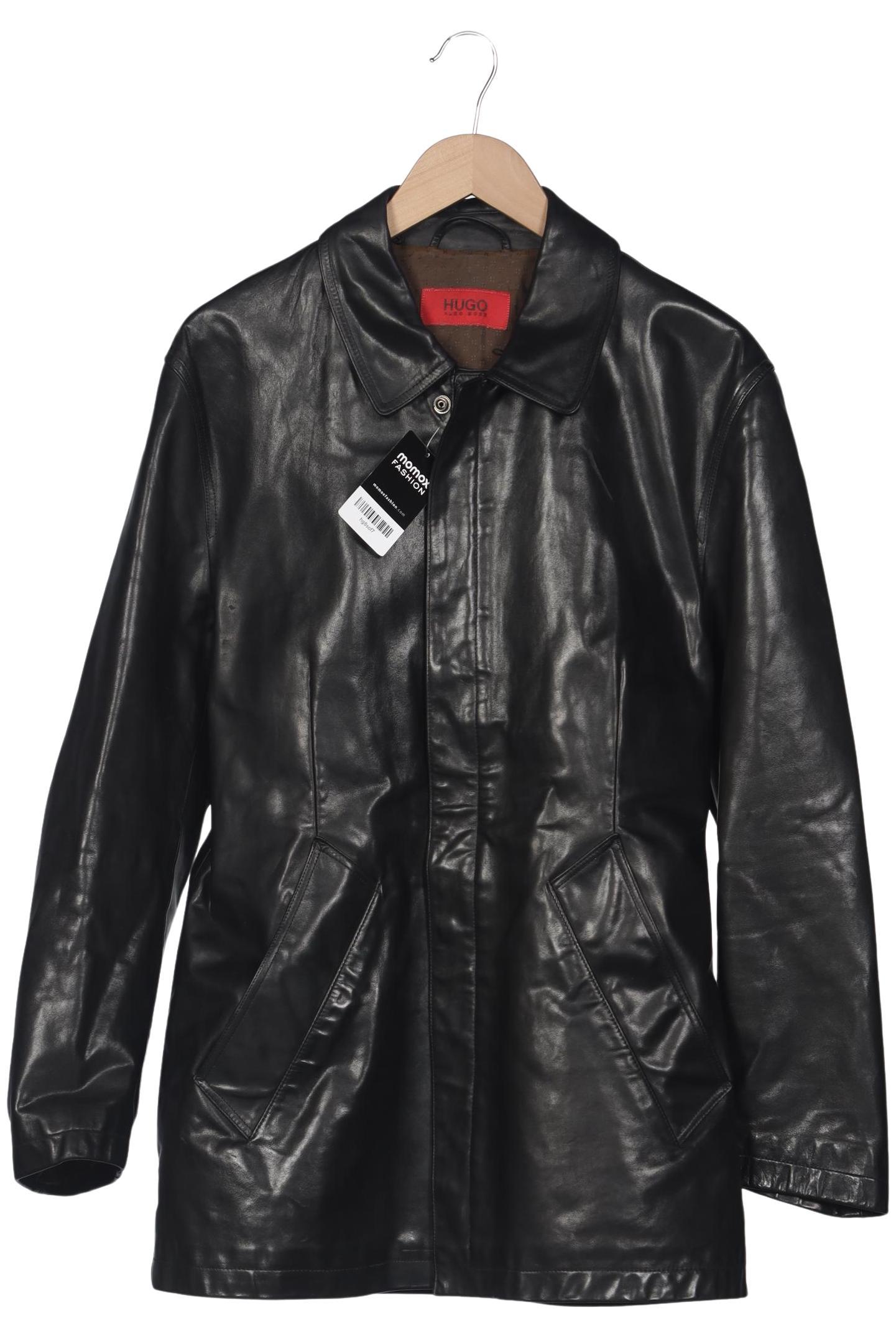 

Hugo by Hugo Boss Herren Mantel, schwarz, Gr. 48