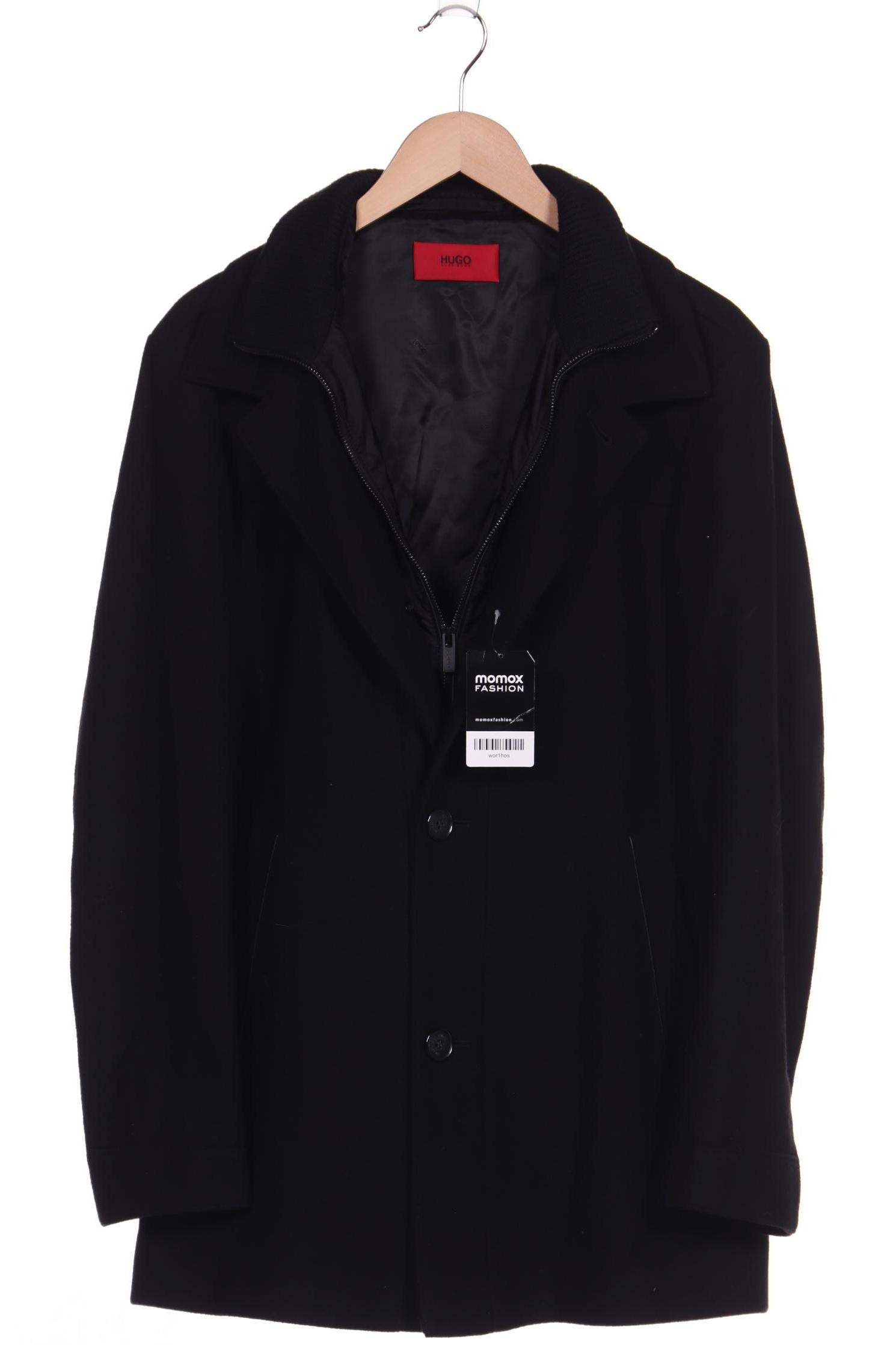 

Hugo by Hugo Boss Herren Mantel, schwarz, Gr. 48