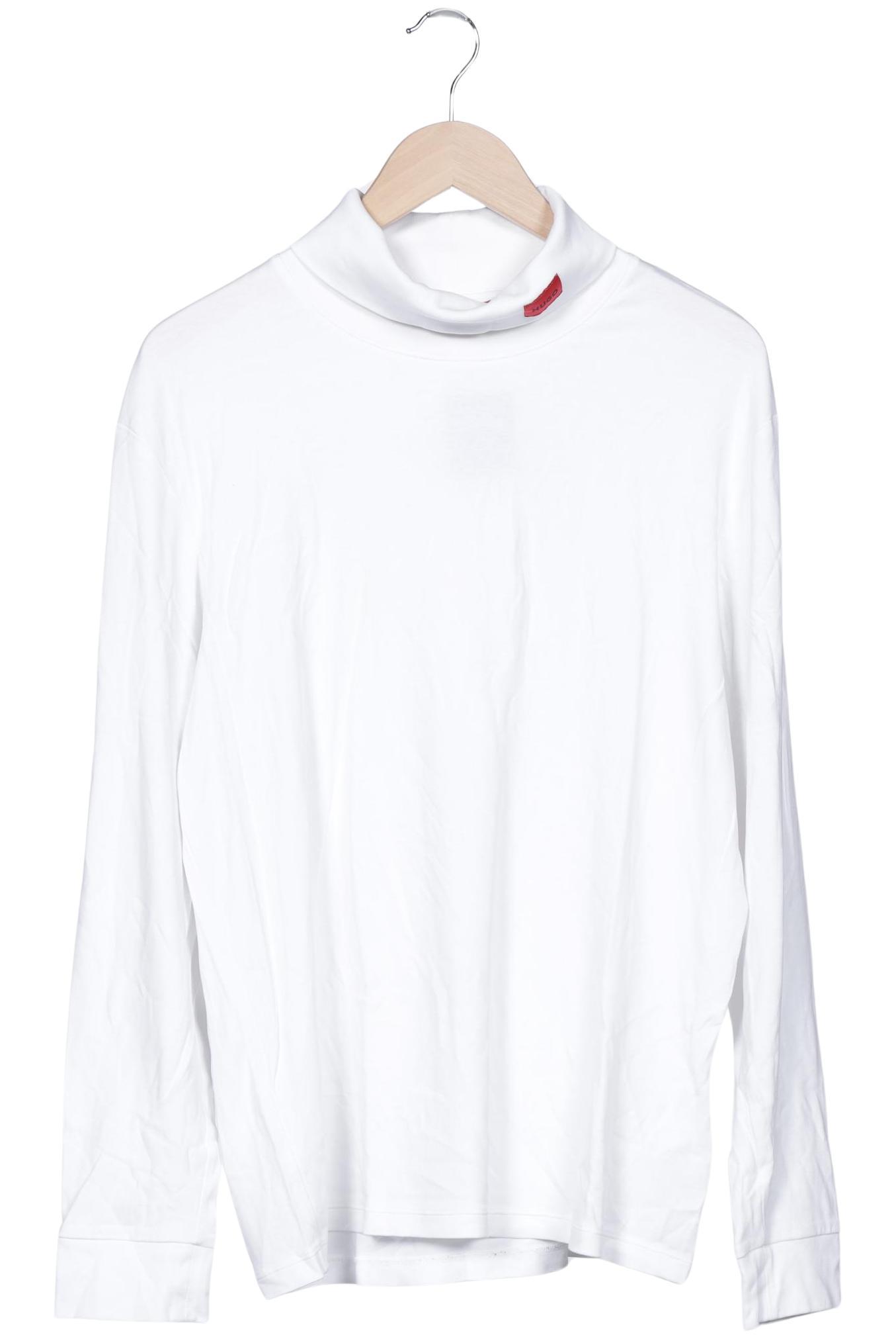 

Hugo by Hugo Boss Herren Langarmshirt, weiß, Gr. 54