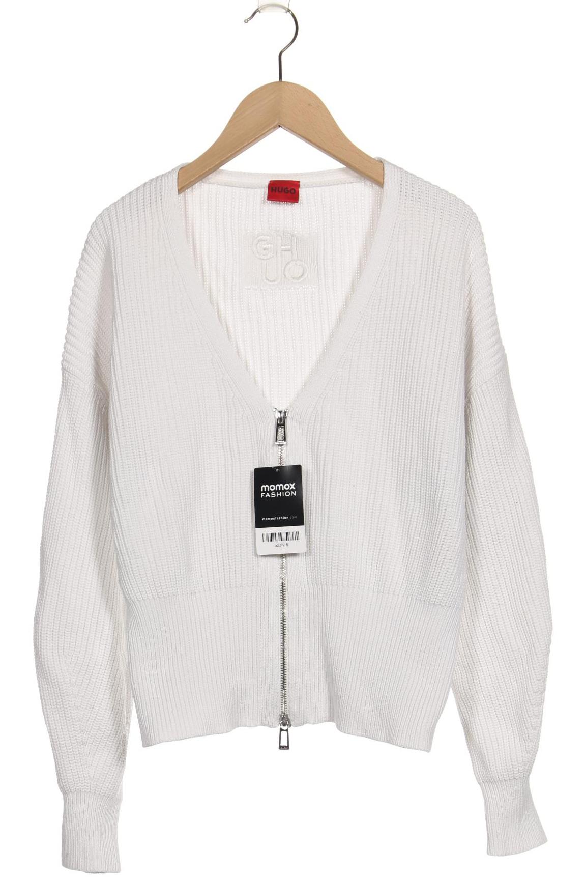 

Hugo by Hugo Boss Damen Strickjacke, weiß, Gr. 36