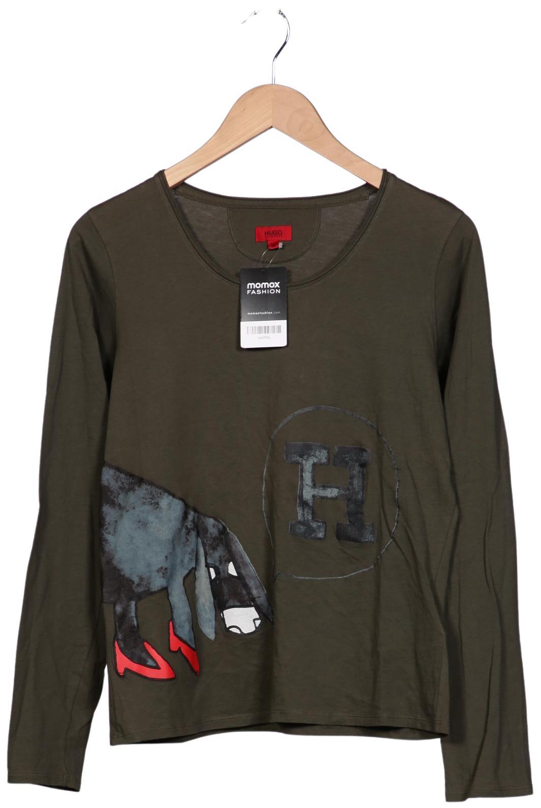 

Hugo by Hugo Boss Damen Langarmshirt, grün, Gr. 44