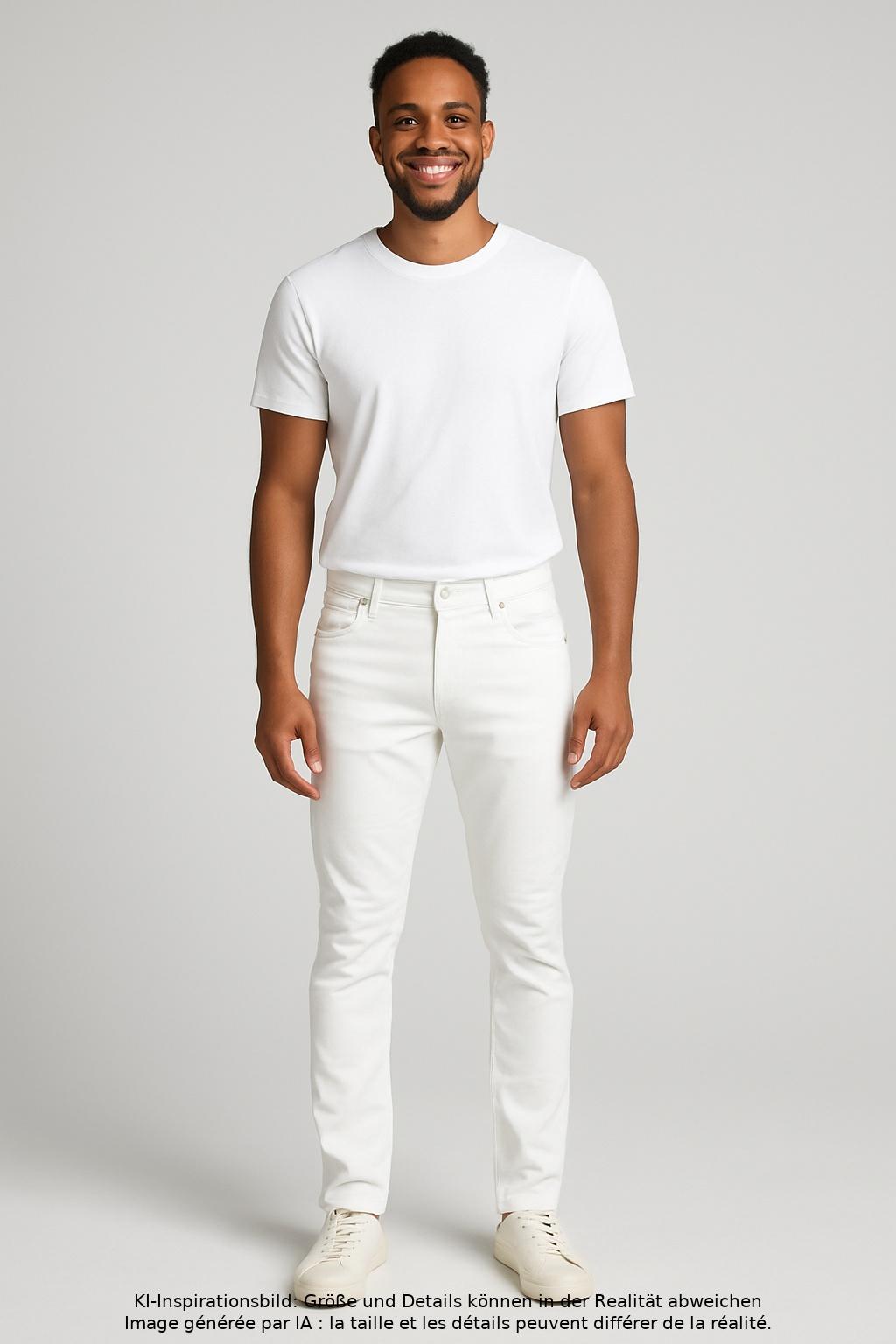 Thumbnail - Hugo by Hugo Boss Herren Jeans, cremeweiß, Gr. 31