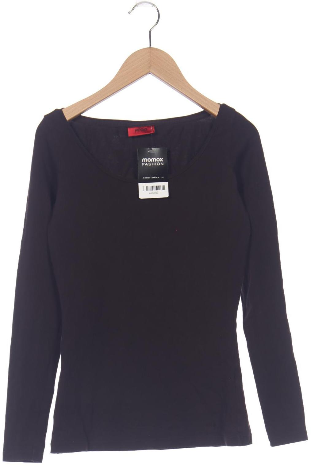 

Hugo by Hugo Boss Damen Langarmshirt, braun, Gr. 34