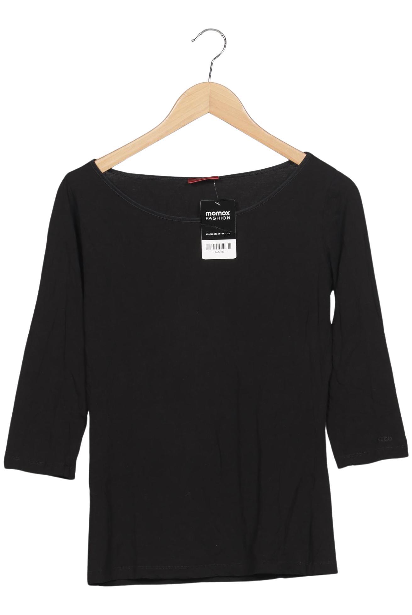 

Hugo by Hugo Boss Damen Langarmshirt, schwarz, Gr. 42