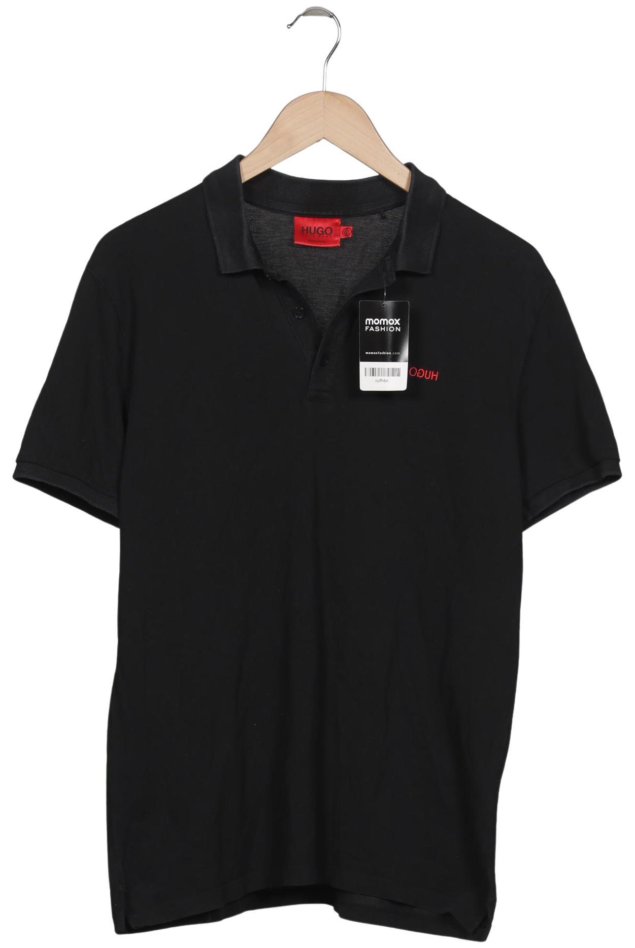 

Hugo by Hugo Boss Herren Poloshirt, schwarz, Gr. 46