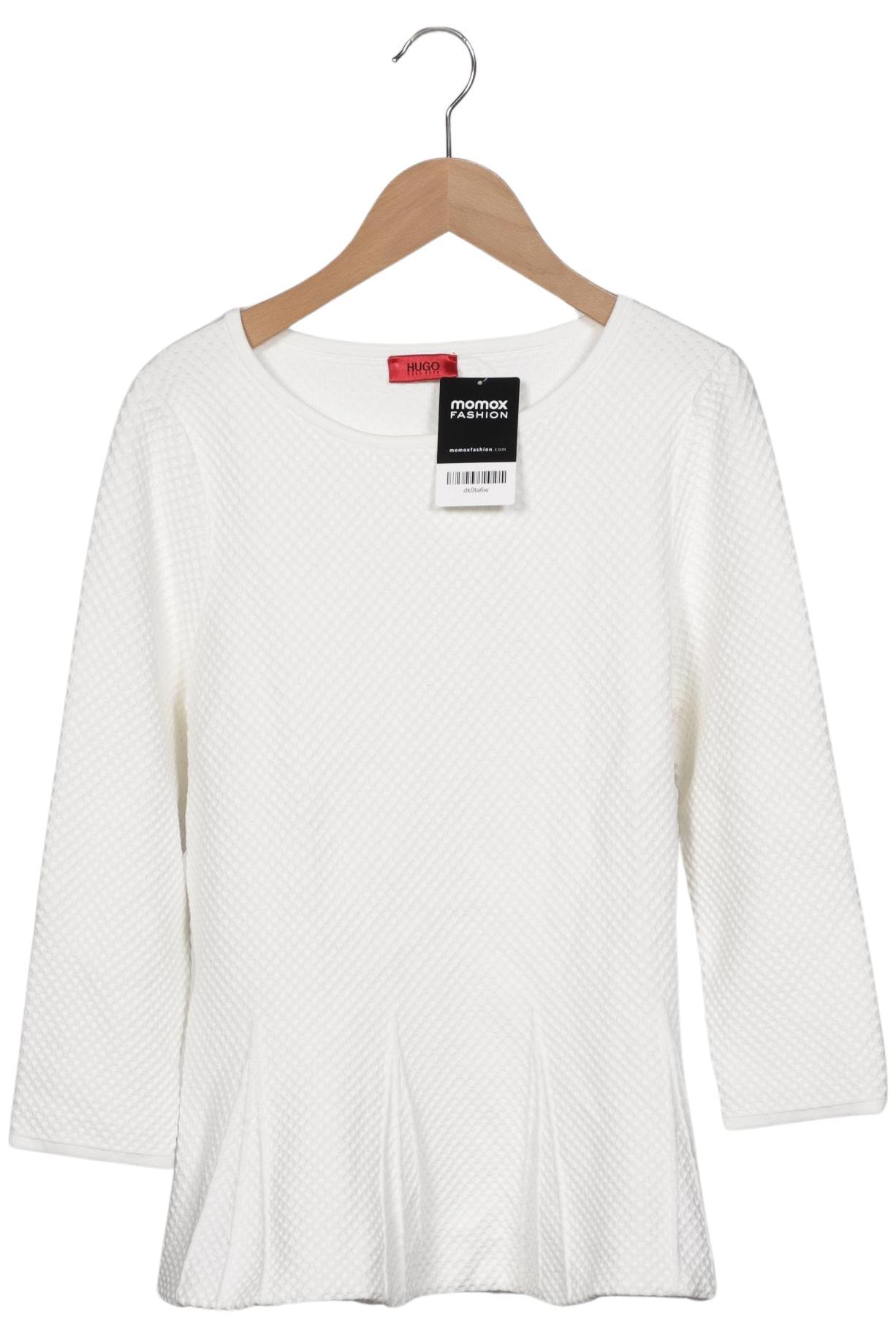 

Hugo by Hugo Boss Damen Langarmshirt, weiß, Gr. 44