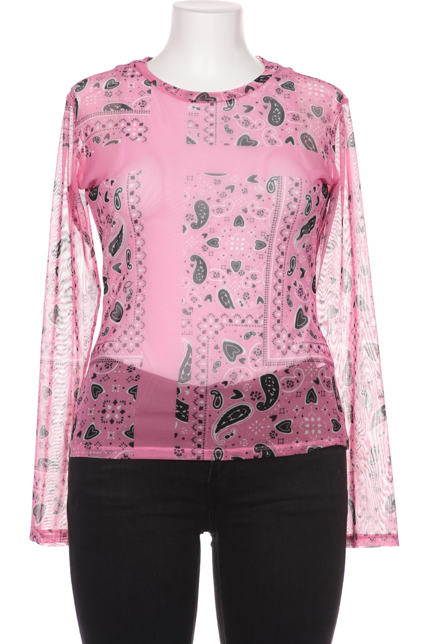 

Hugo by Hugo Boss Damen Langarmshirt, pink, Gr. 44