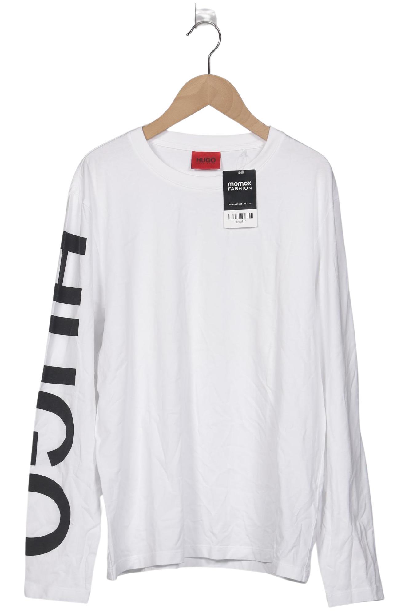 

Hugo by Hugo Boss Herren Langarmshirt, weiß, Gr. 46
